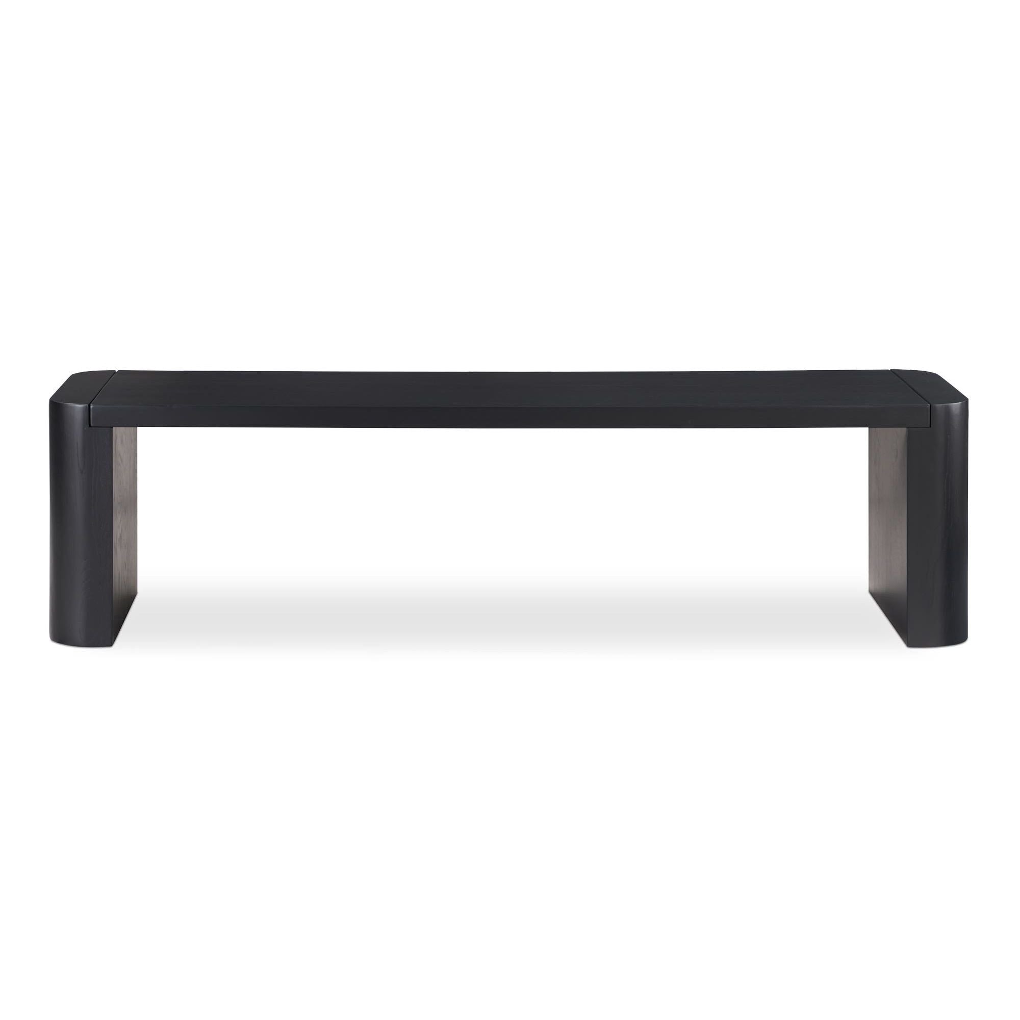 Moe's Home Post Small Dining Bench Black - Image 1