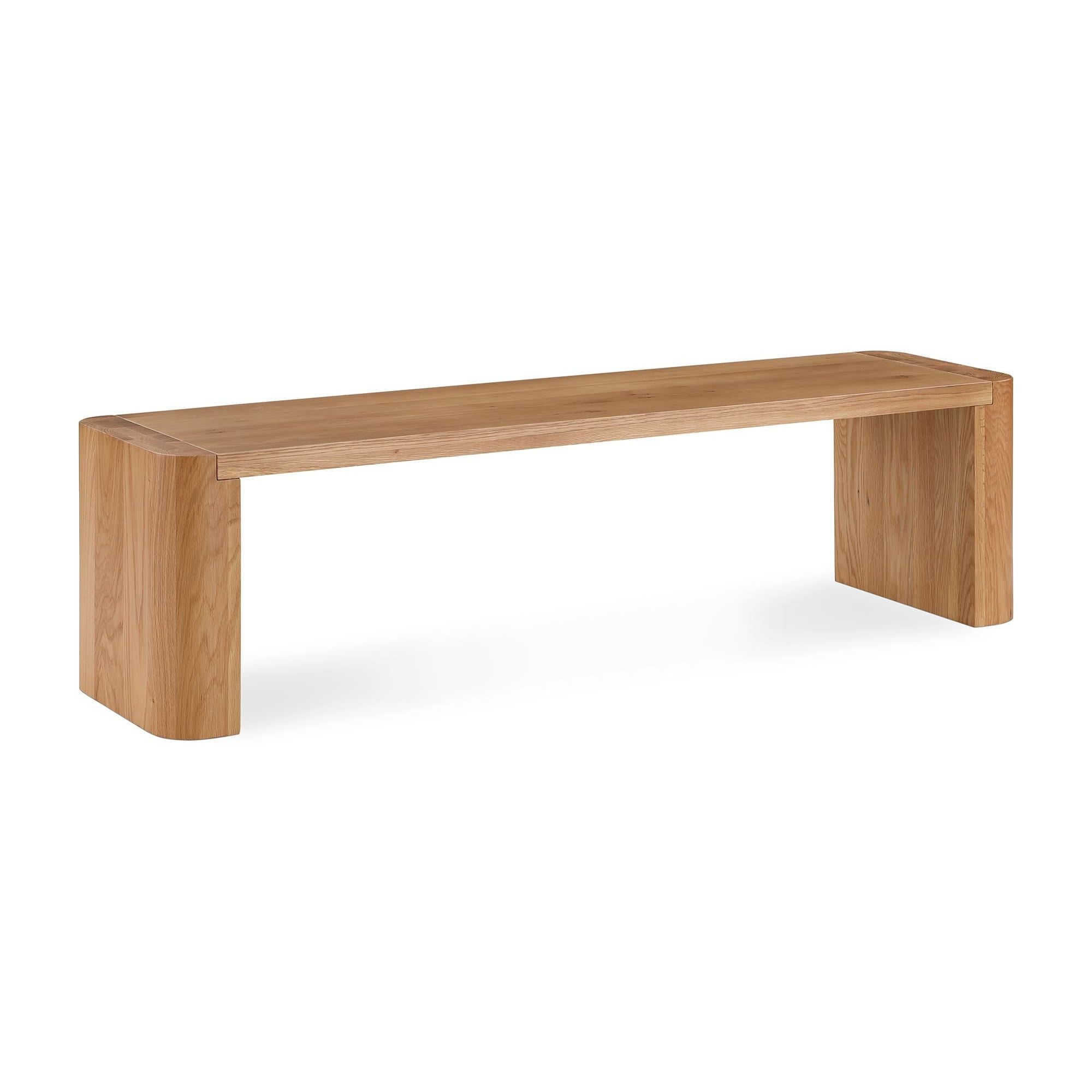 Moe's Home Post Small Dining Bench Natural - Image 3