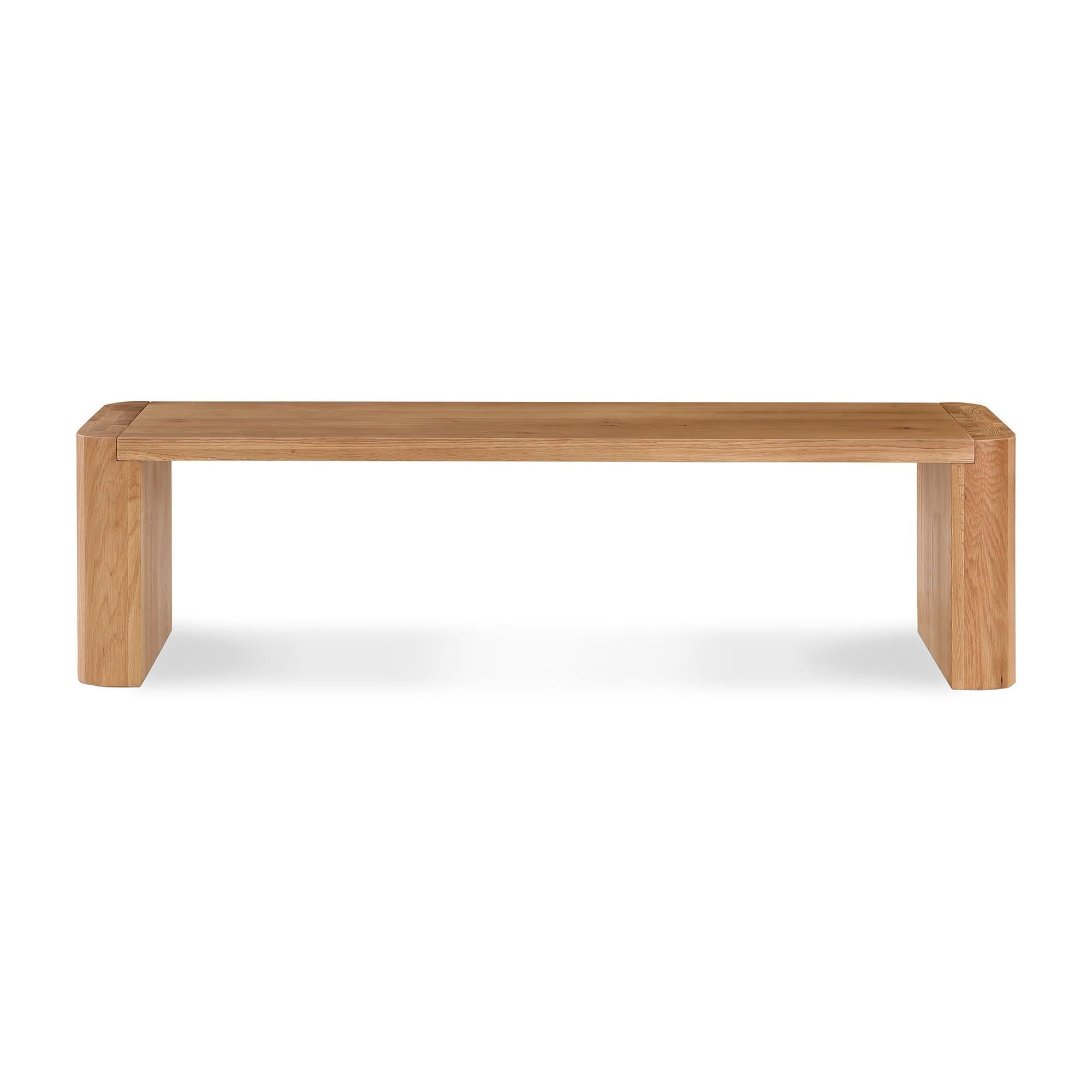 Moe’s Home Post Small Dining Bench Natural