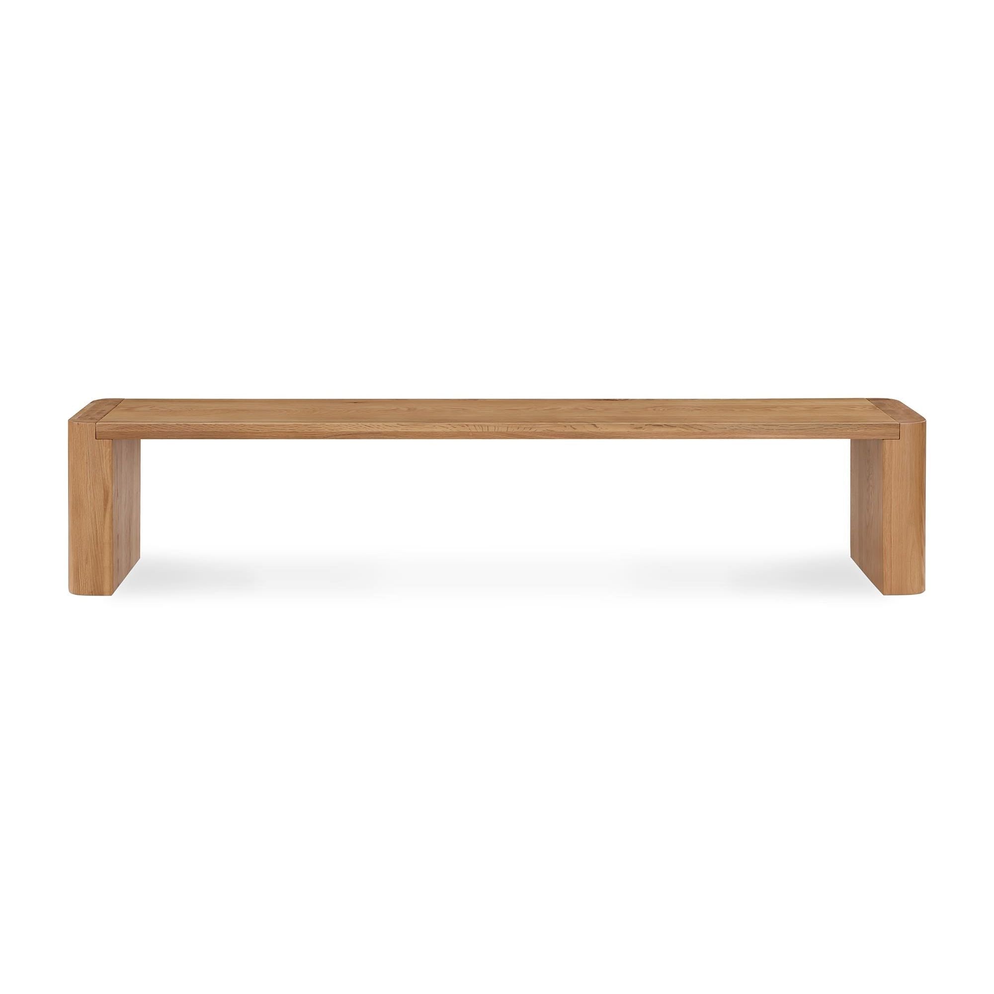 Moe’s Home Post Large Dining Bench Natural