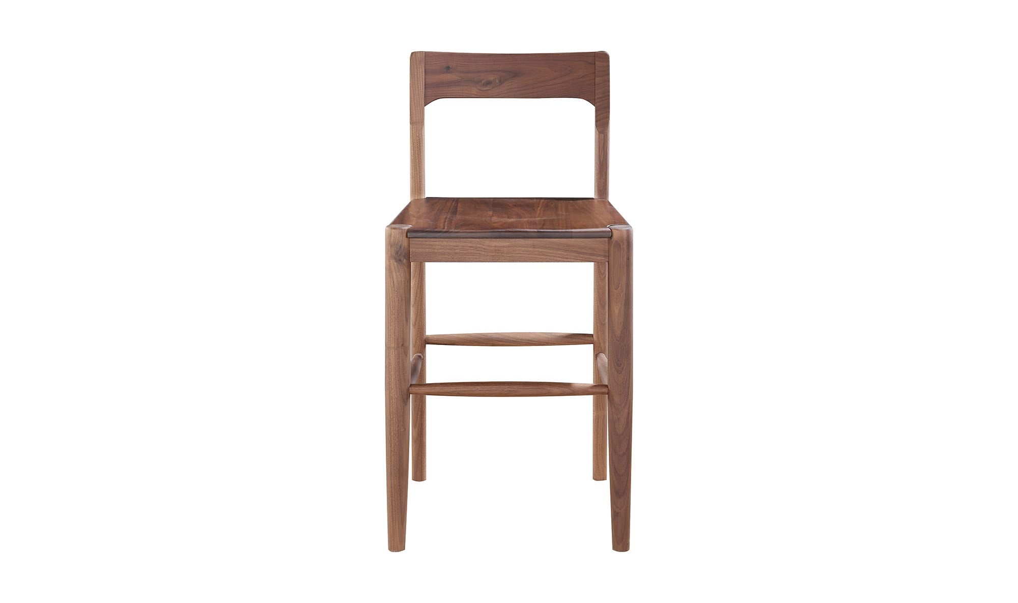 Moe's Home Owing Counter Stool Walnut Brown - Image 1