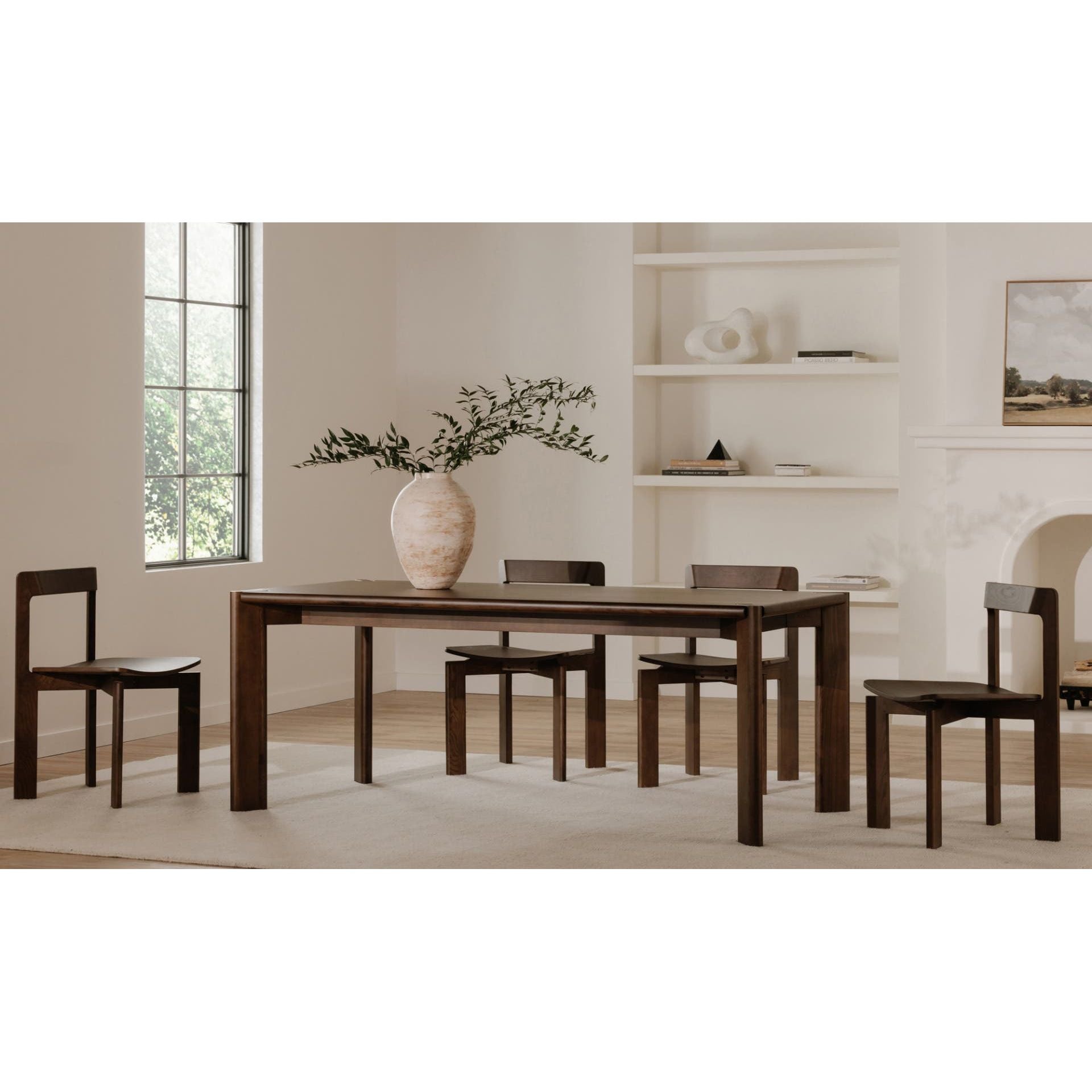 Moe's Home Daifuku Large Dining Table Walnut Stained Ash - Image 2