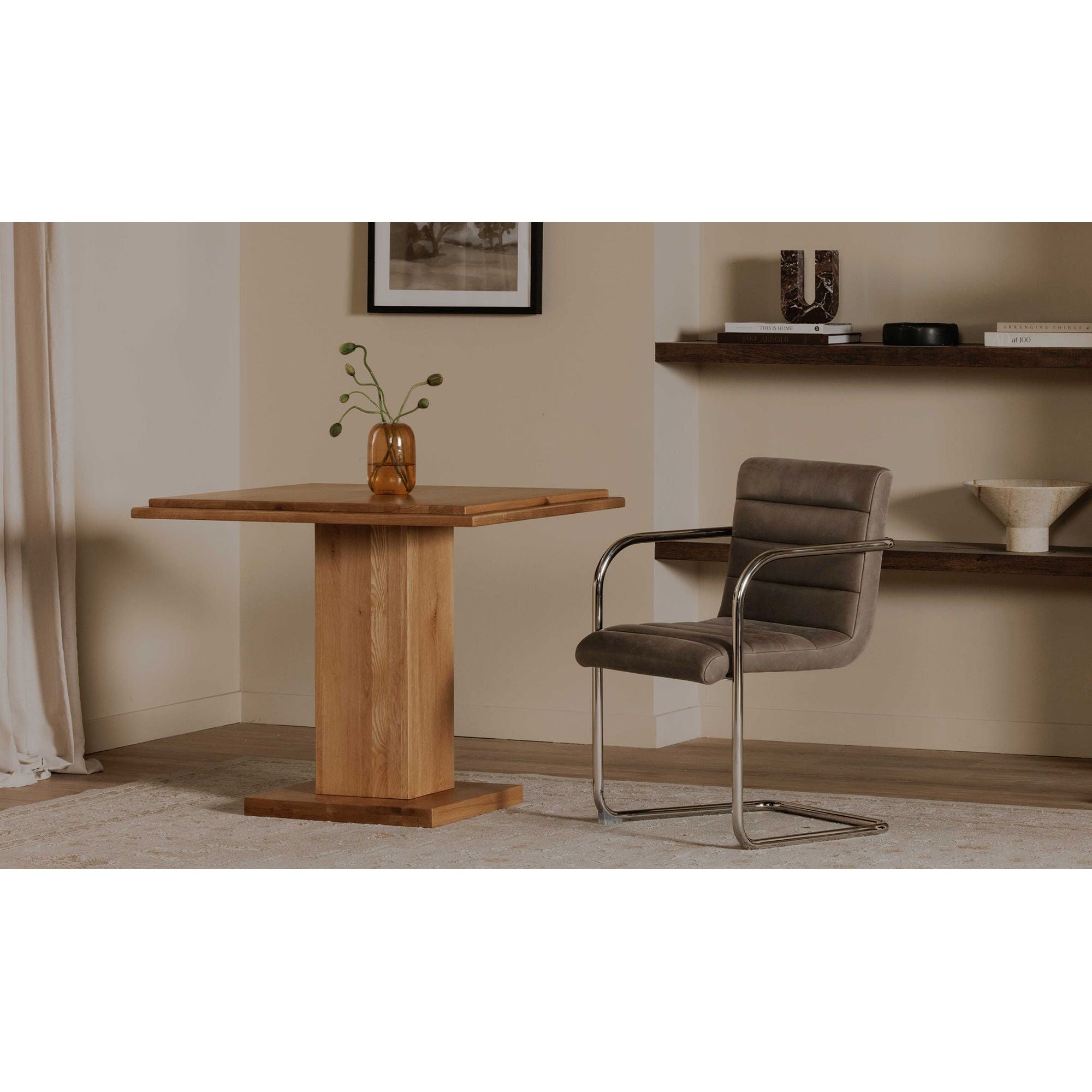Moe's Home May Cafe Table Natural Oak - Image 2