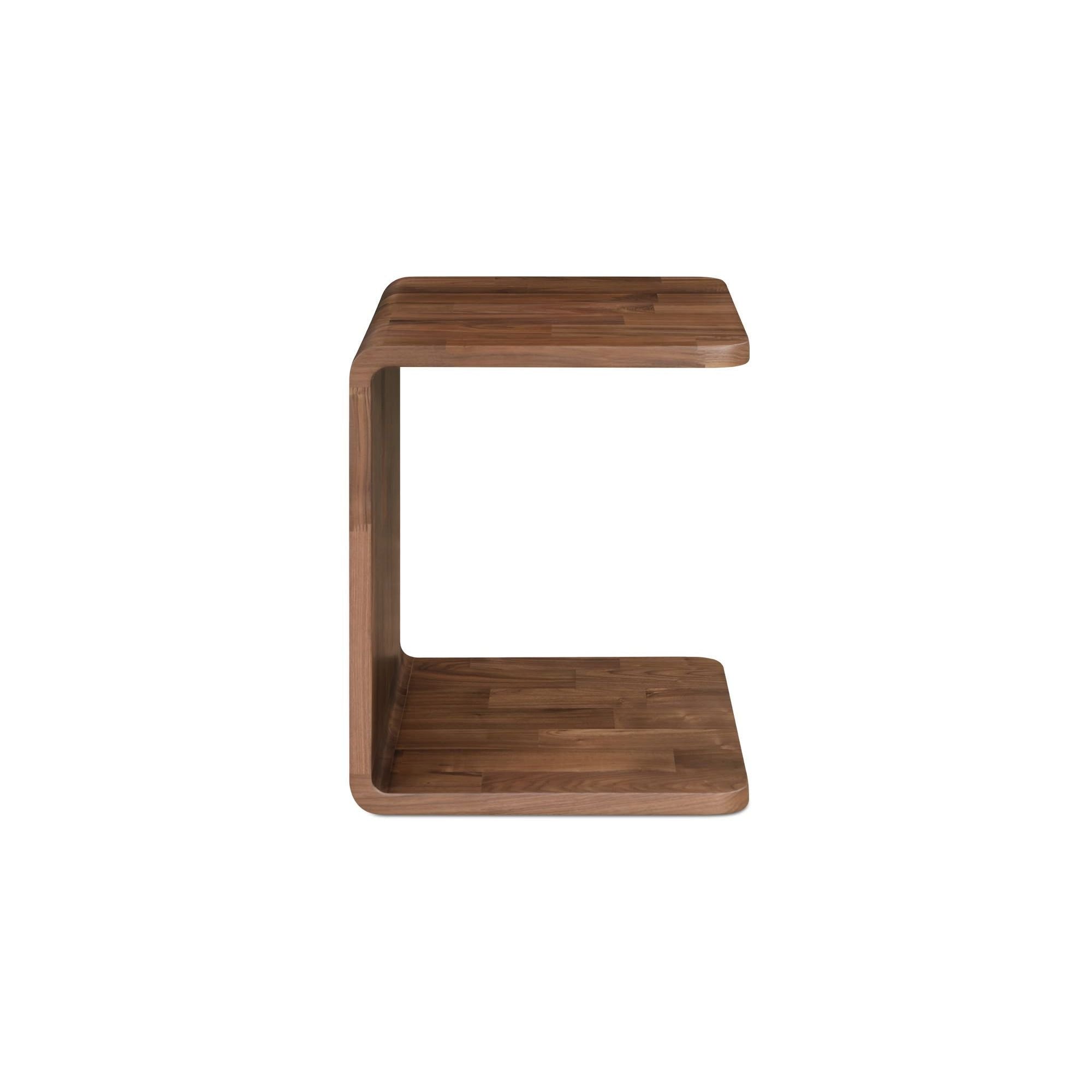 Moe's Home Collection Carrie Walnut Side Table - Image 1
