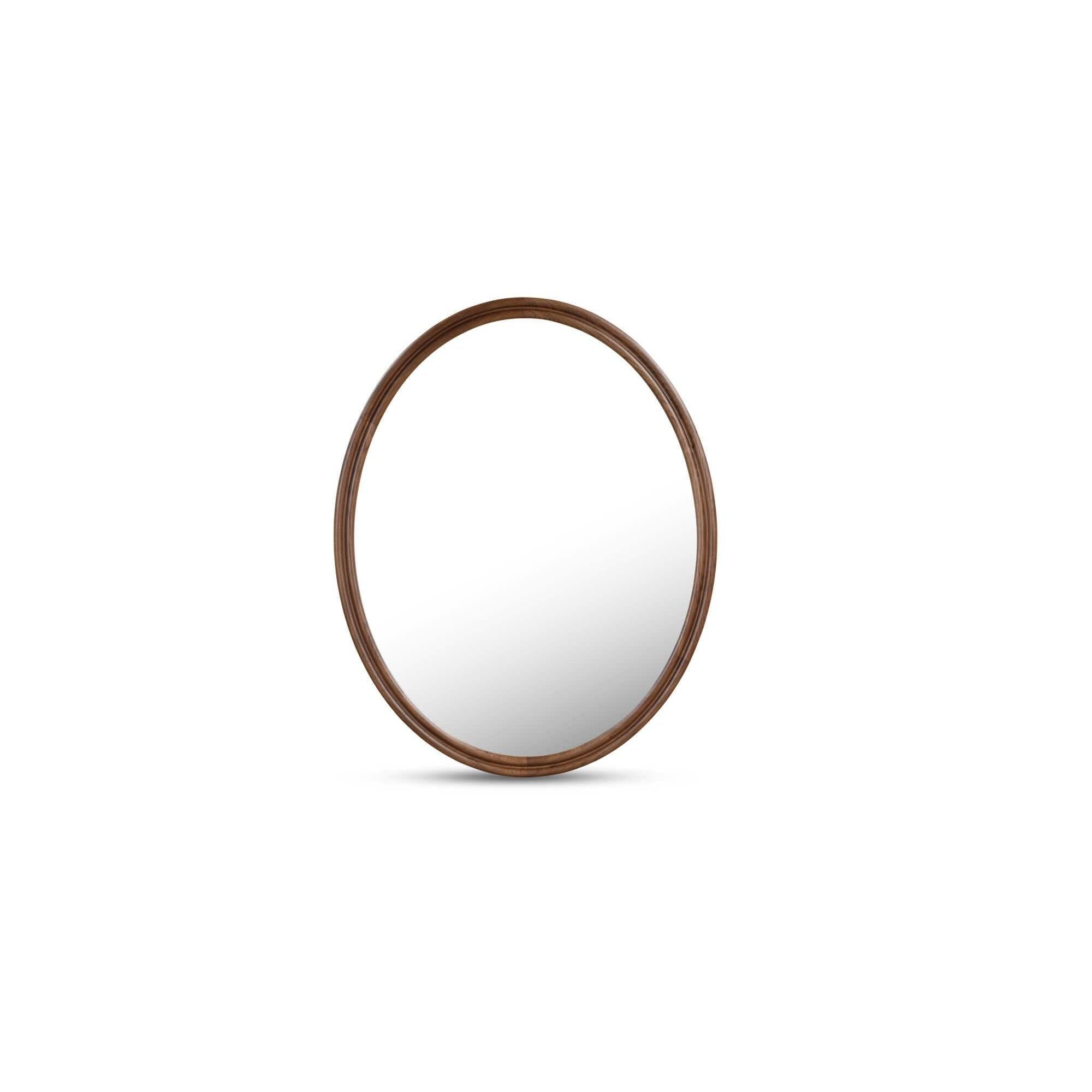 Moe’s Home Alcott Oval Mirror Walnut