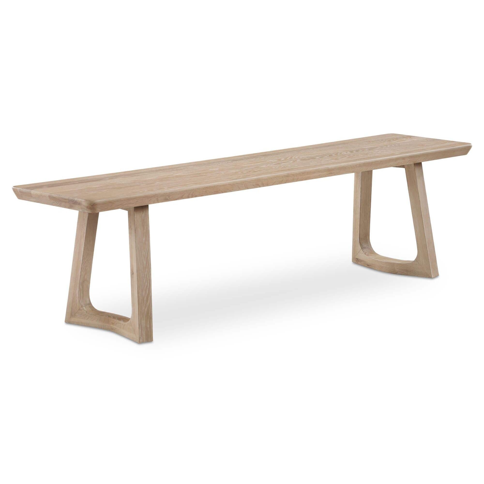 Moe's Home Silas Dining Bench Oak - Image 3