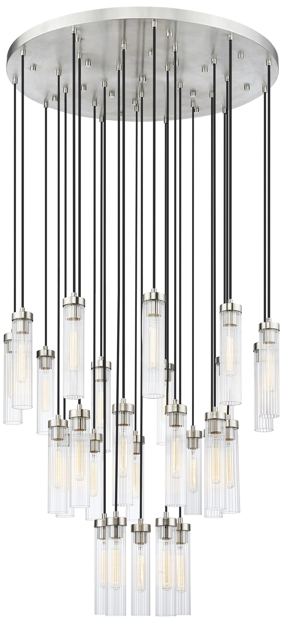 Beau by Z-Lite Brushed Nickel 27 Light Chandelier - Image 1