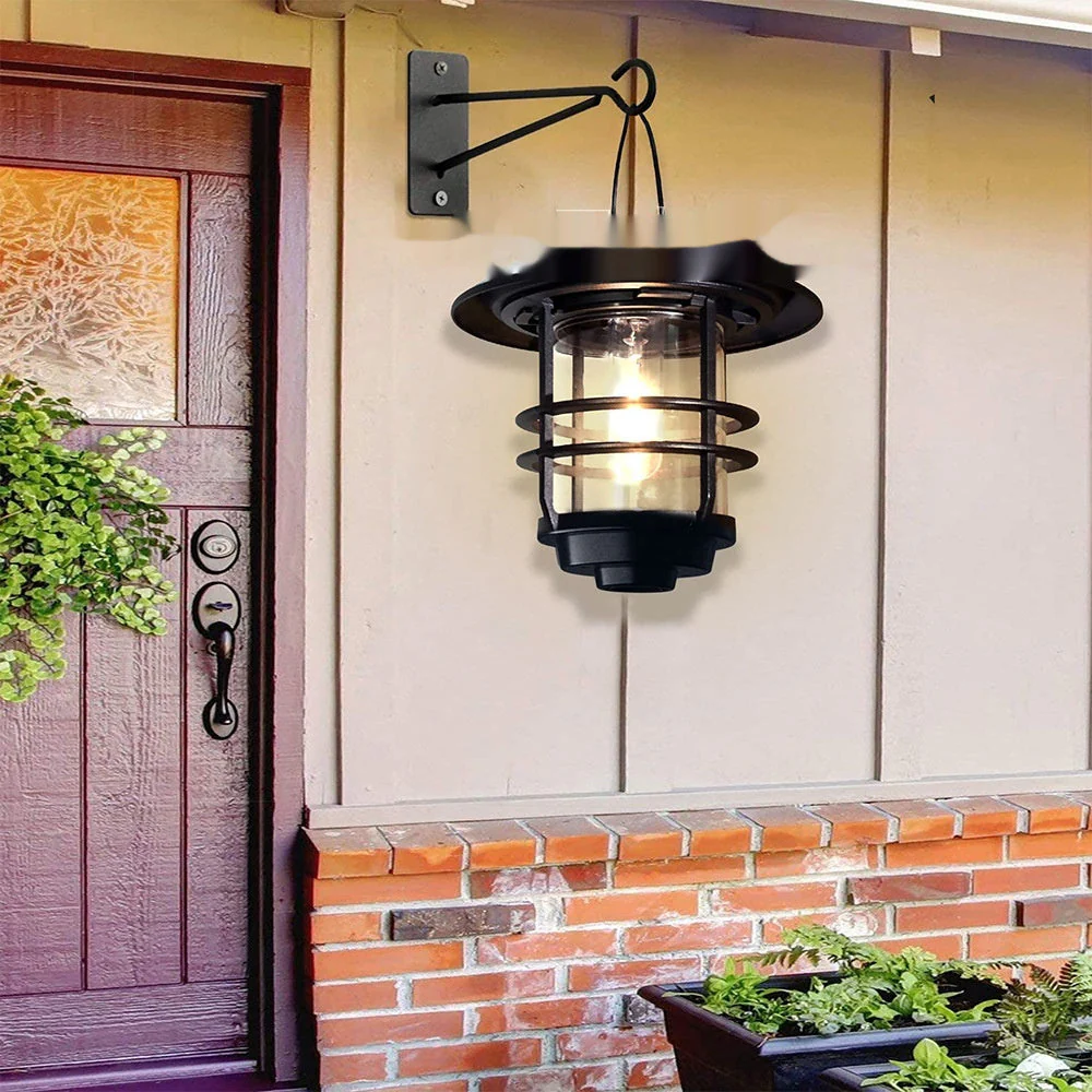 Retro Solar Wall Lamp – Waterproof Outdoor Courtyard Light - Image 2
