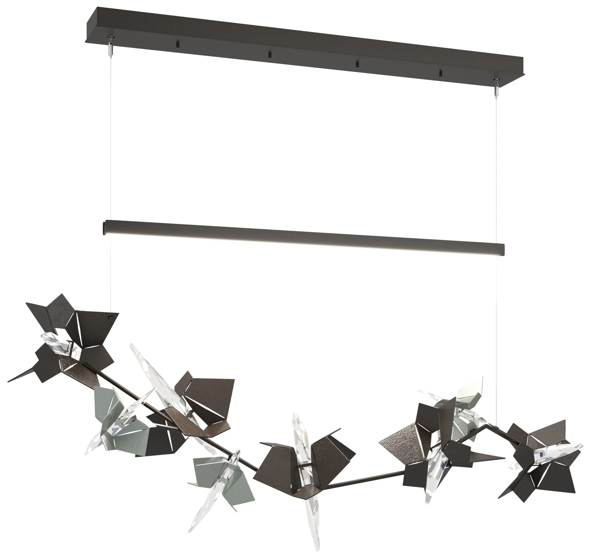 Belladonna 50.3"W  Accented Oil Rubbed Bronze Standard LED Pendant - Image 1