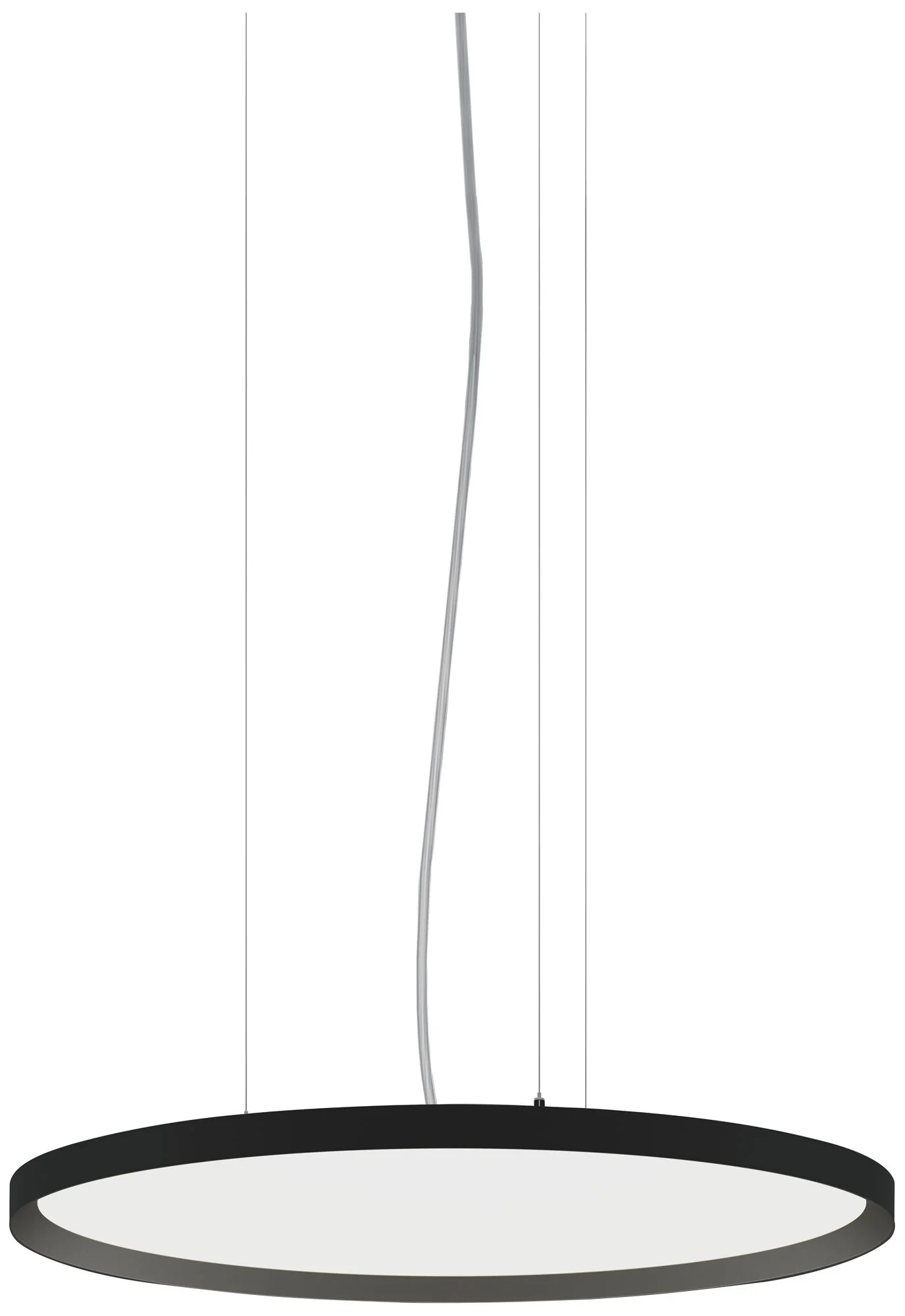 Bina - Round Pendant - Direct Light - 32" - Black - Image 1