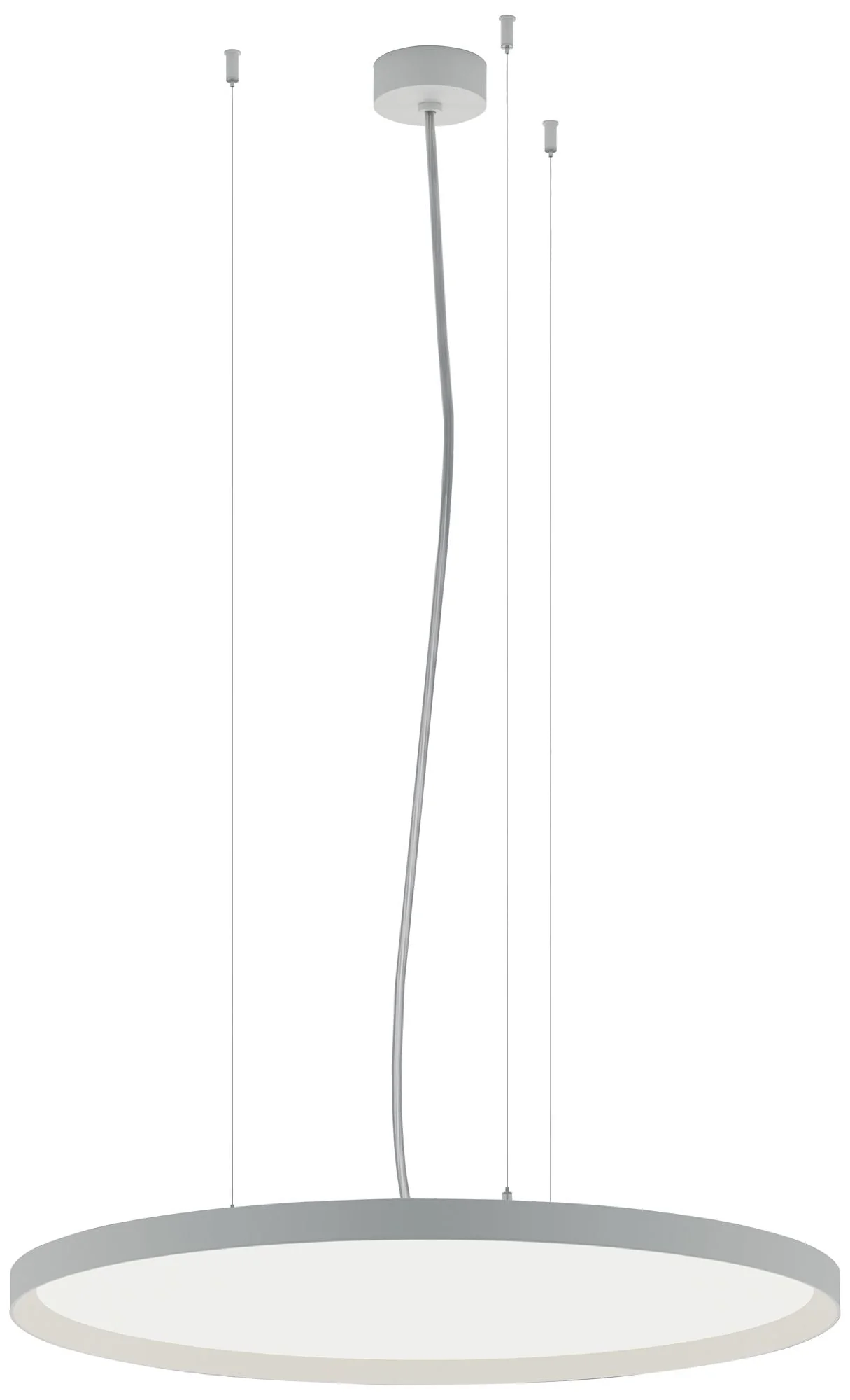 Bina - Round Pendant - Direct Light - 32" - White - Image 1