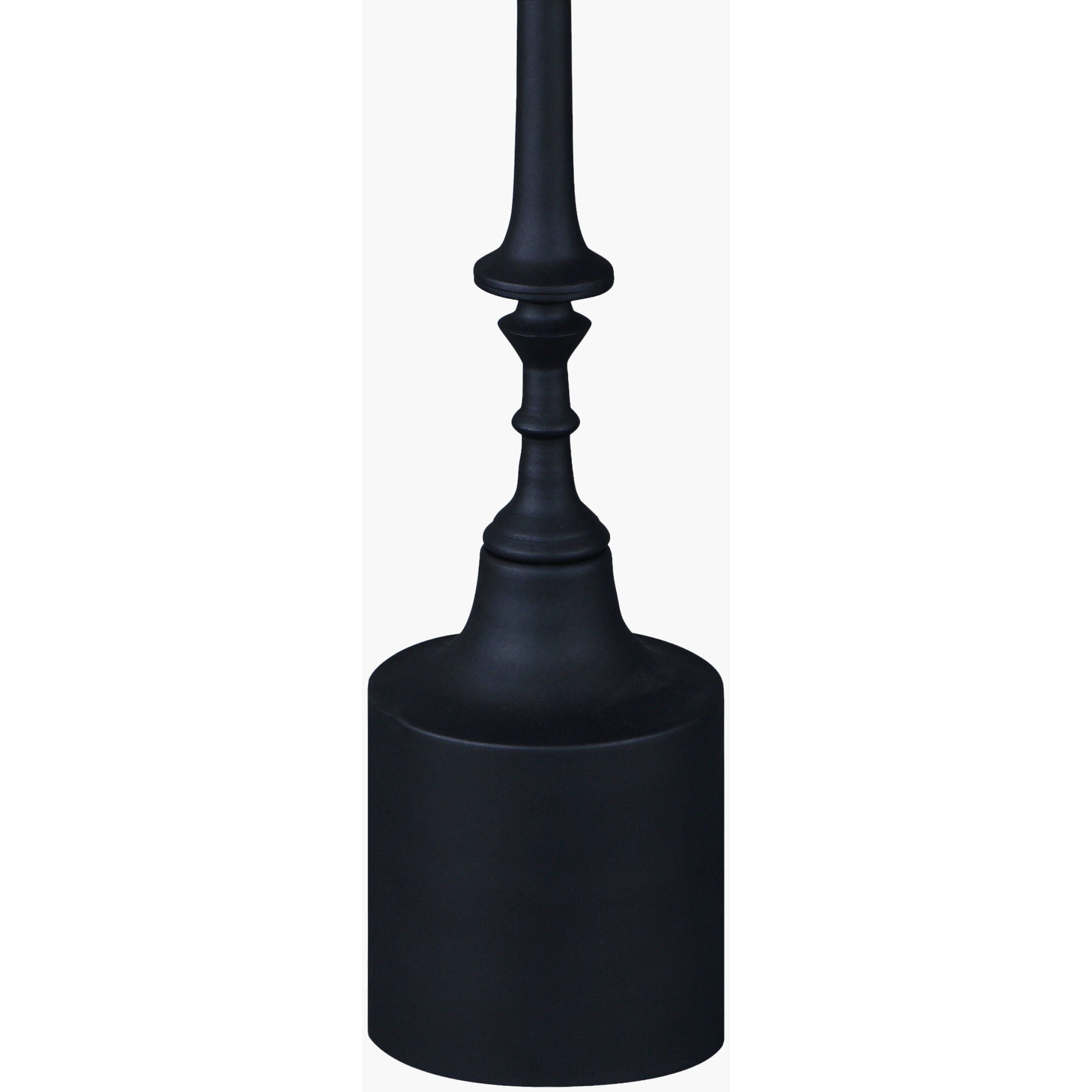 Becki Owens x LIVABLISS Delfin Black Drink Table with Glass Top - Image 3