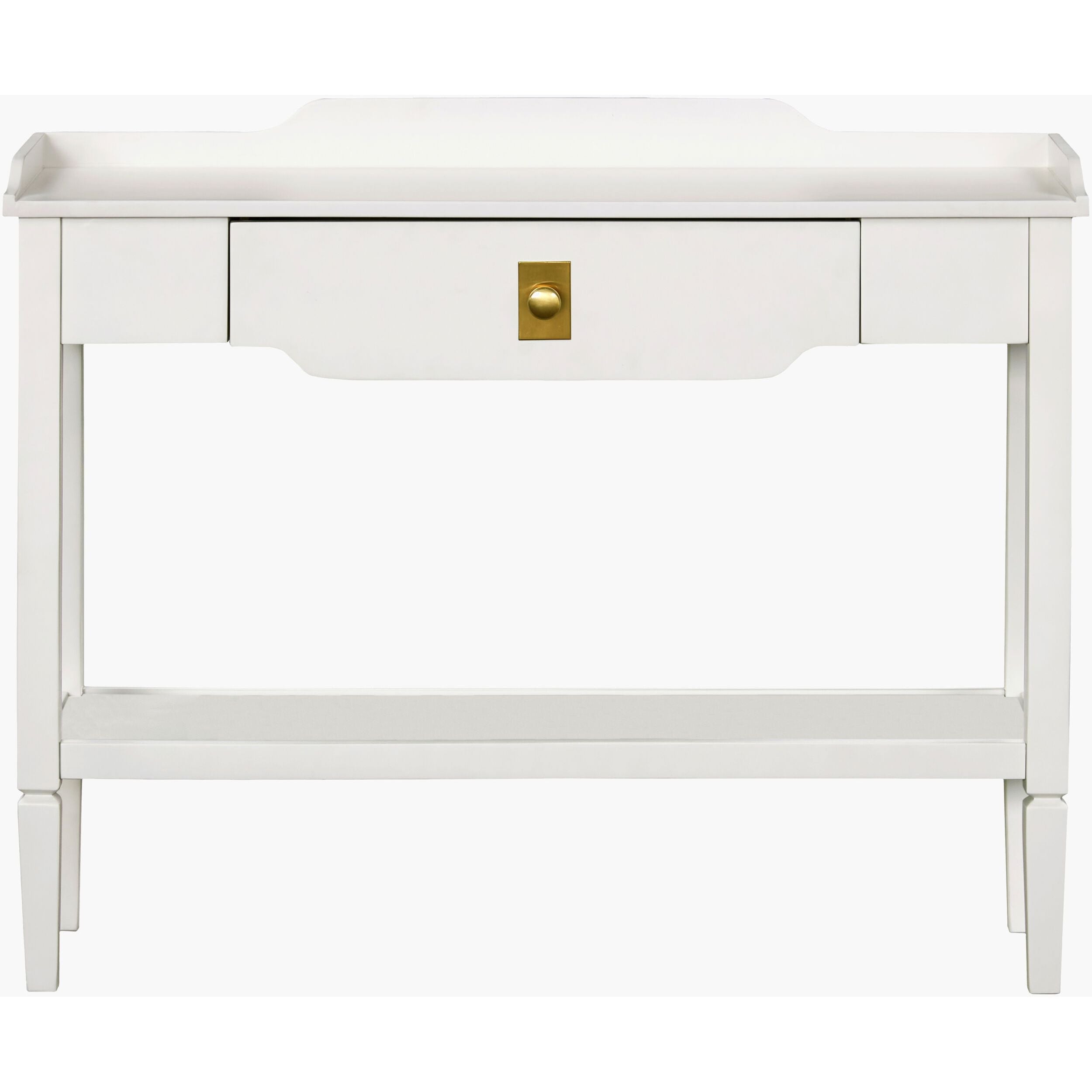 Becki Owens x LIVABLISS Doheny Console Table in White - Image 3
