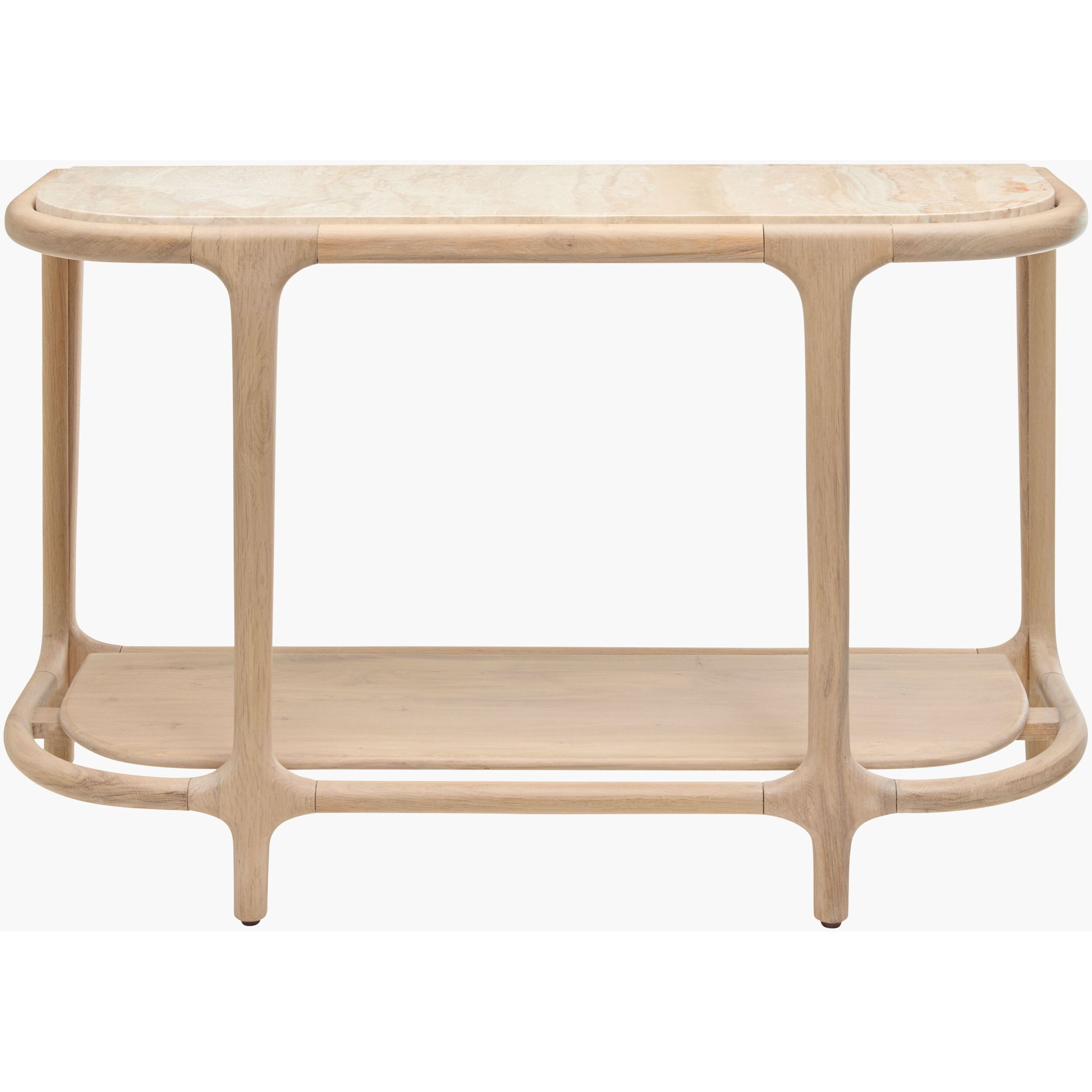 Becki Owens x SURYA Eve Marble Topped Console Table - Image 2