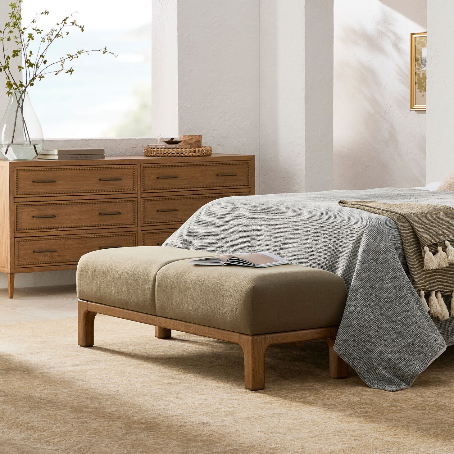 Becki Owens x SURYA Bradley Bench