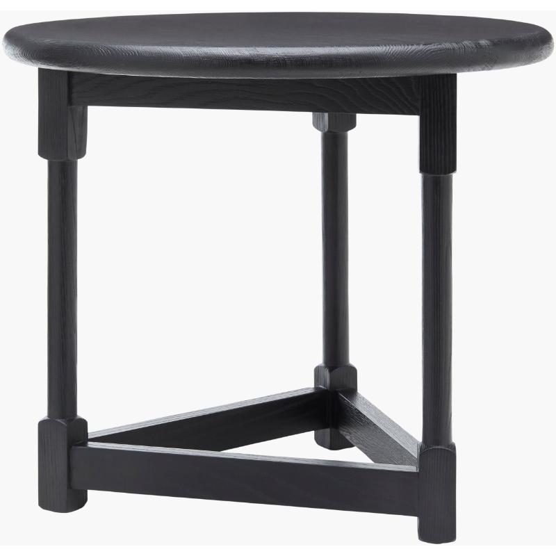 Becki Owens x SURYA Leandro End Table in Black Brushed Oak