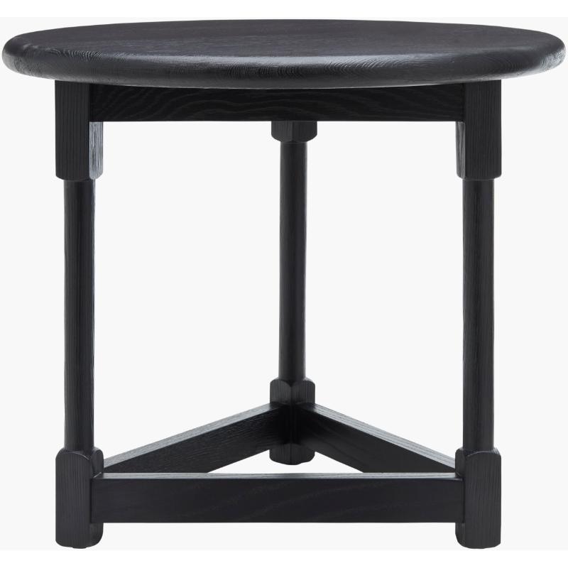 Becki Owens x SURYA Leandro End Table in Black Brushed Oak - Image 3