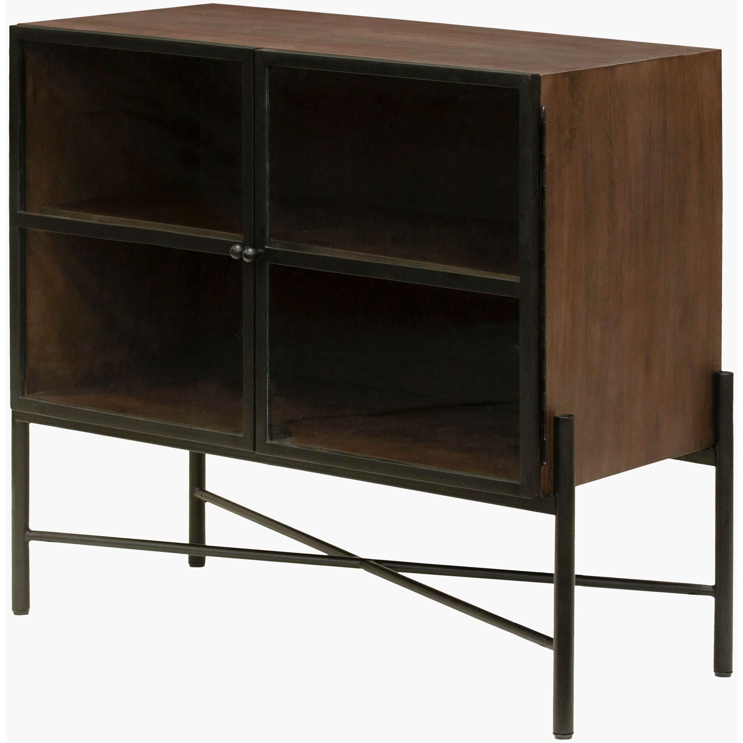 Becki Owens x LIVABLISS Mariposa Wood Cabinet in Dark Brown - Image 3