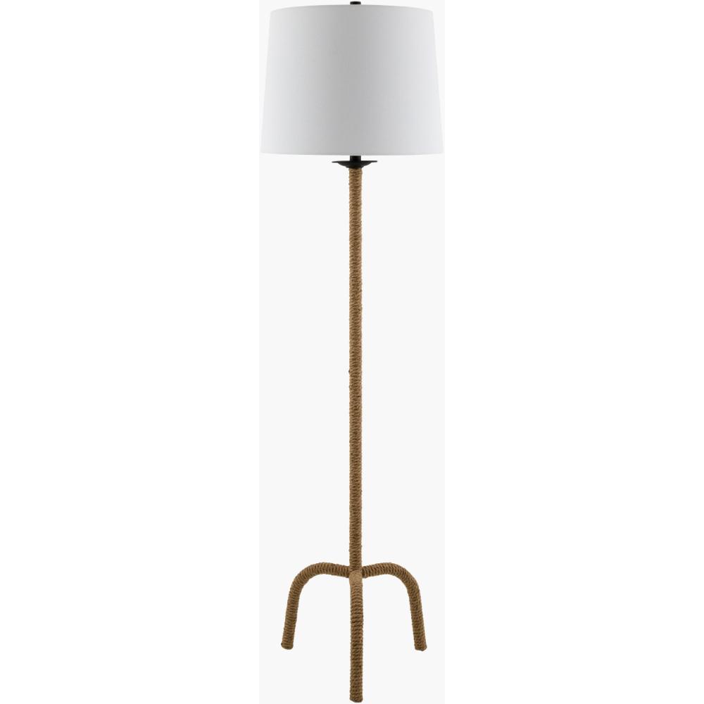 Becki Owens x LIVABLISS Seraya Iron and Hemp Accent Floor Lamp - Image 2