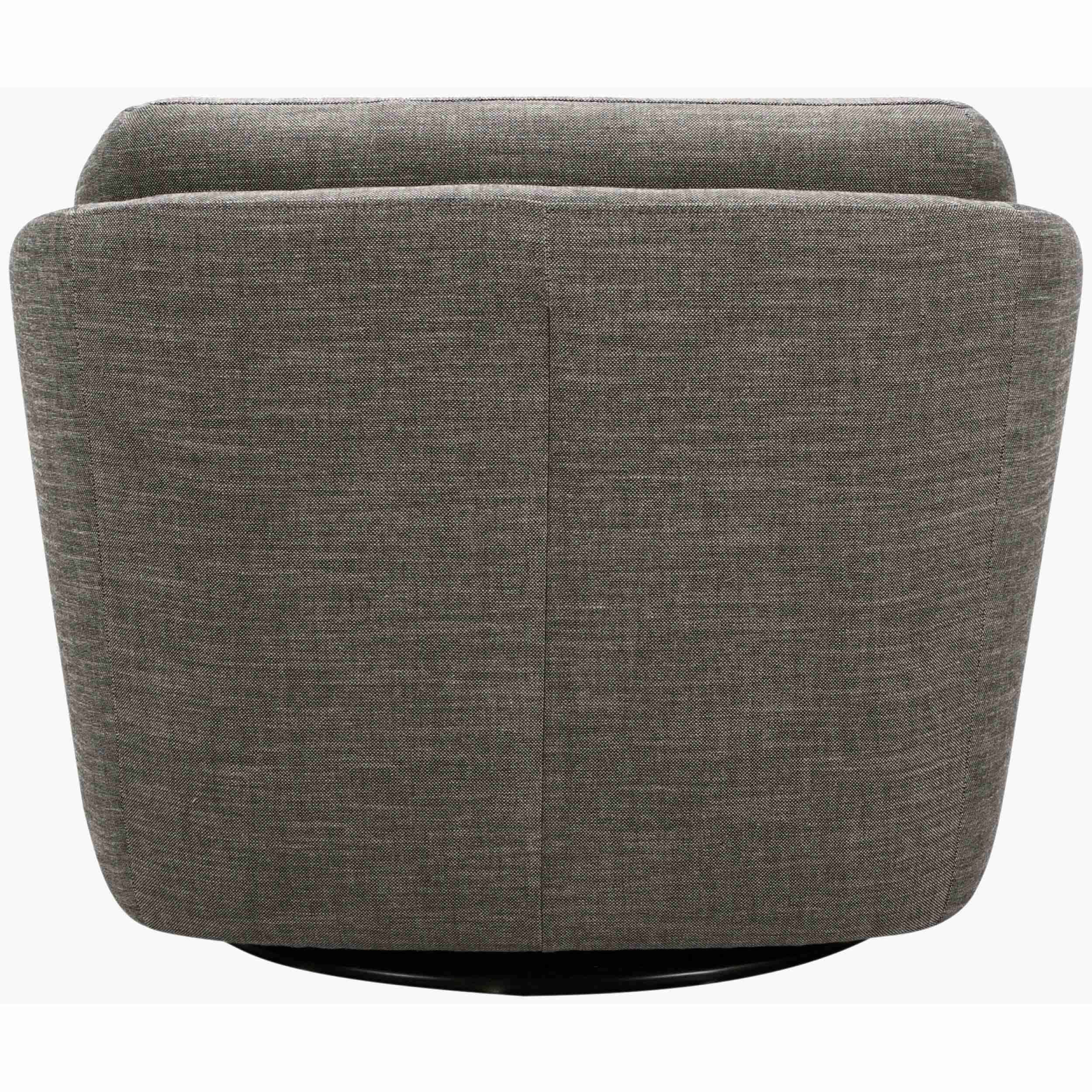 Becki Owens x SURYA Torrey Swivel Chair in Gray - Image 3