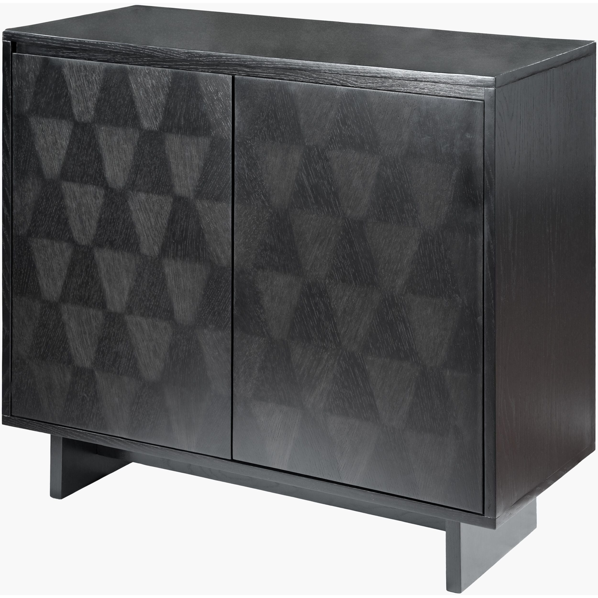 Becki Owens x LIVABLISS Ventana Wood Cabinet in Black Oak - Image 3
