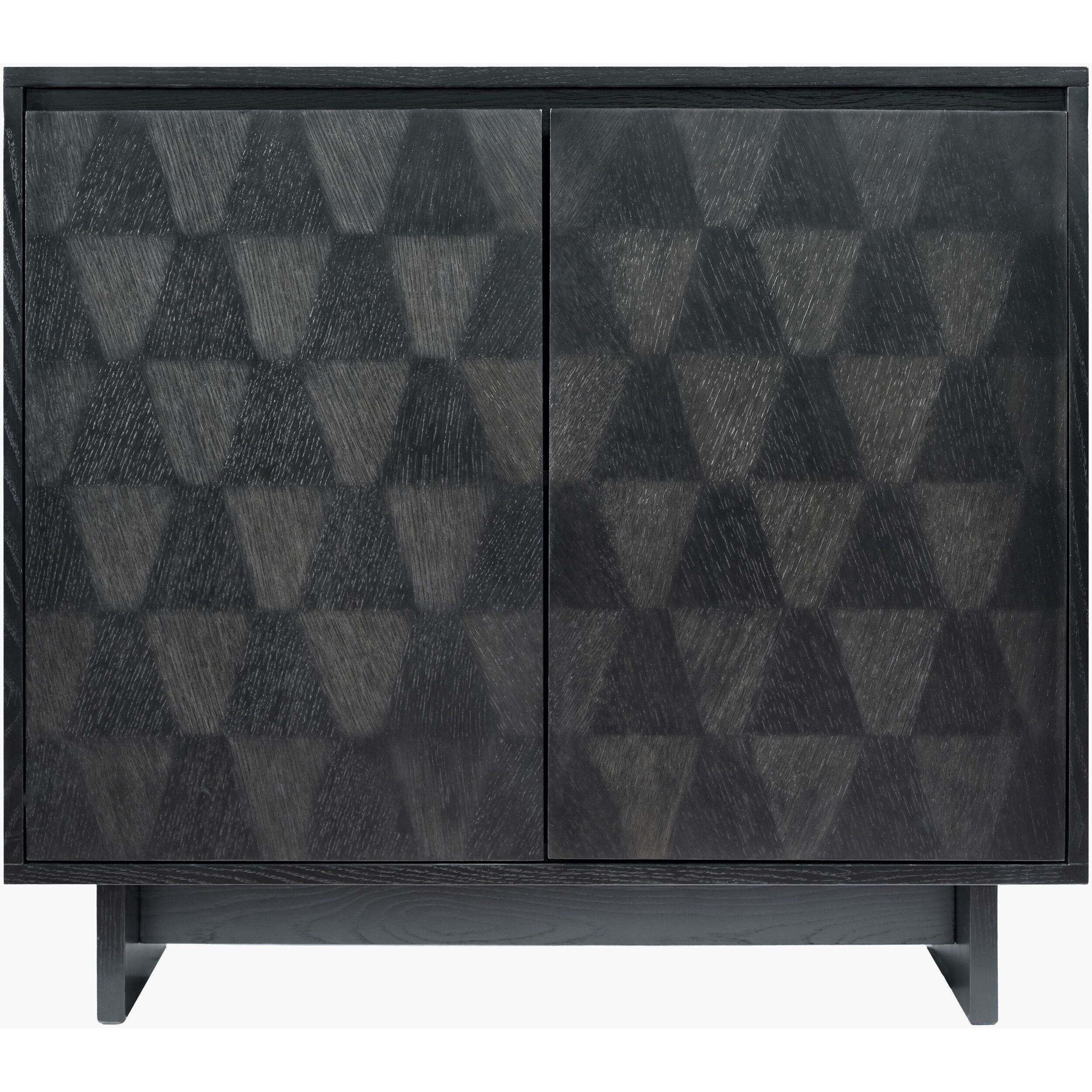 Becki Owens x LIVABLISS Ventana Wood Cabinet in Black Oak - Image 2