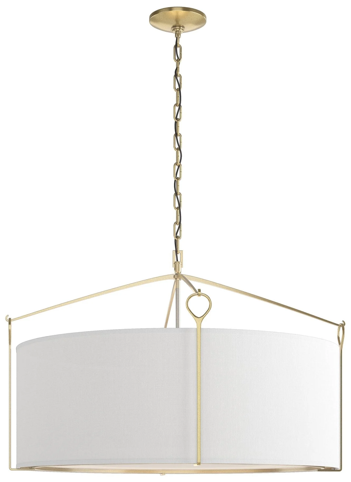 Bow Large Pendant - Modern Brass - Anna Shade - Image 1
