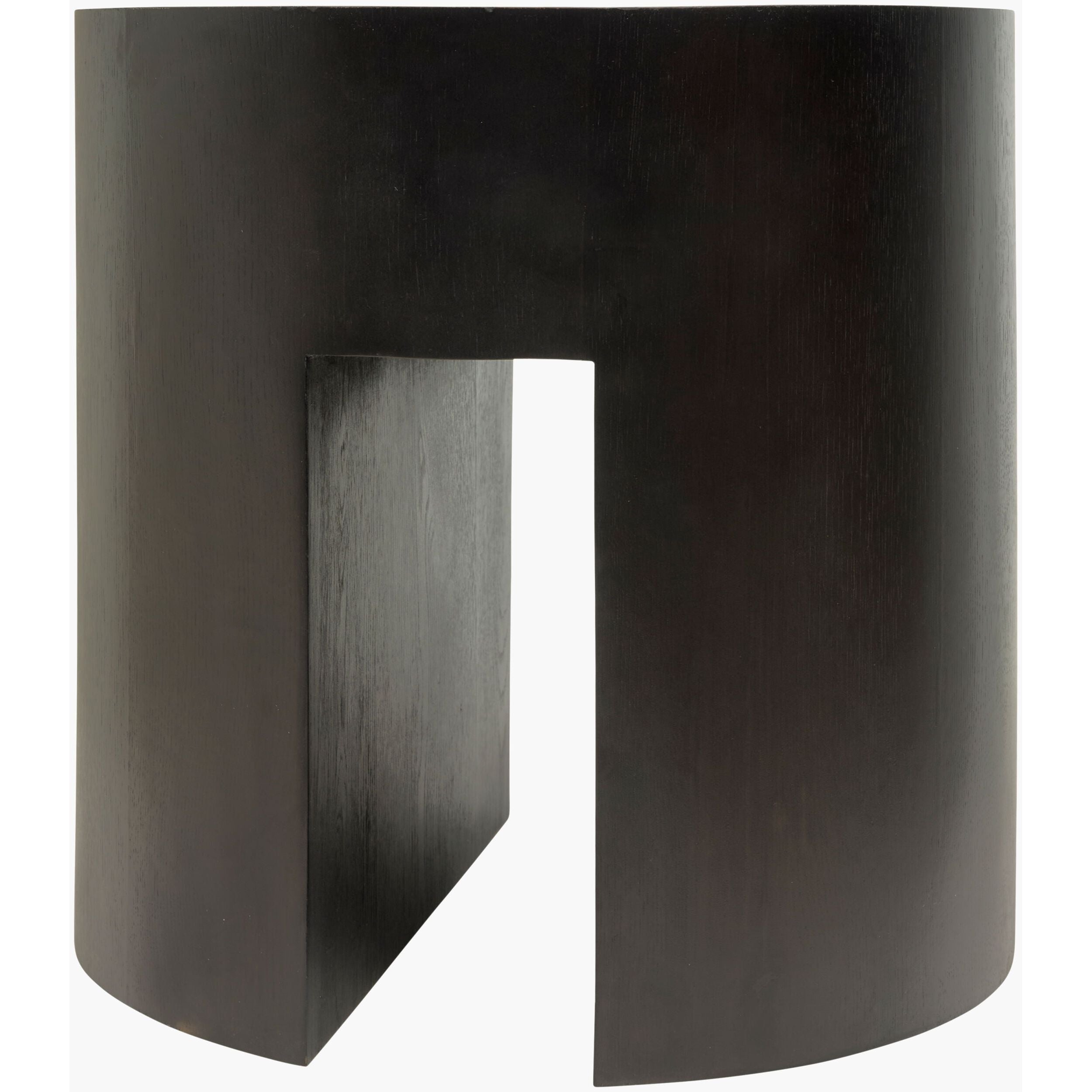 Becki Owens x SURYA Whitly Black Wood End Table - Image 2