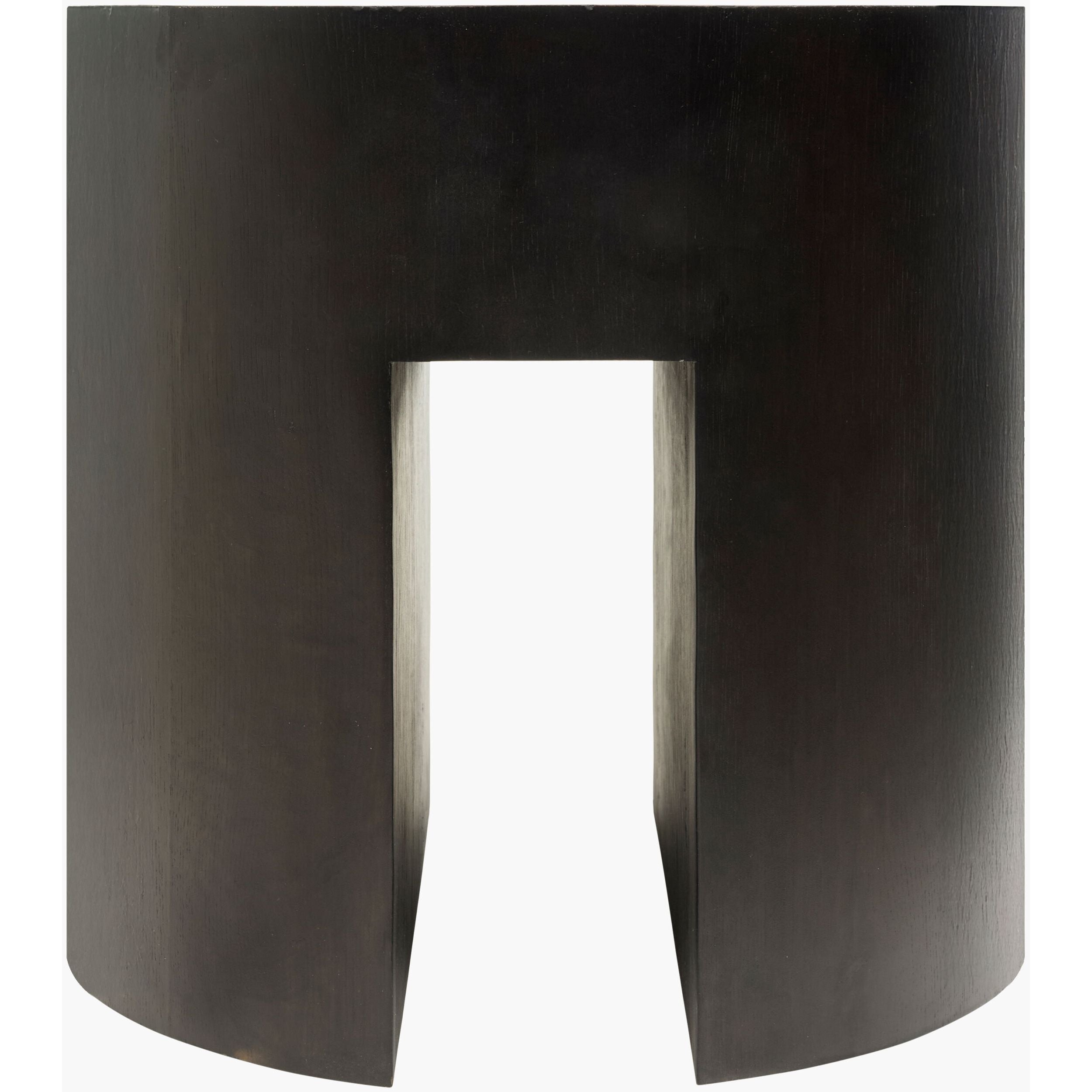 Becki Owens x SURYA Whitly Black Wood End Table - Image 3