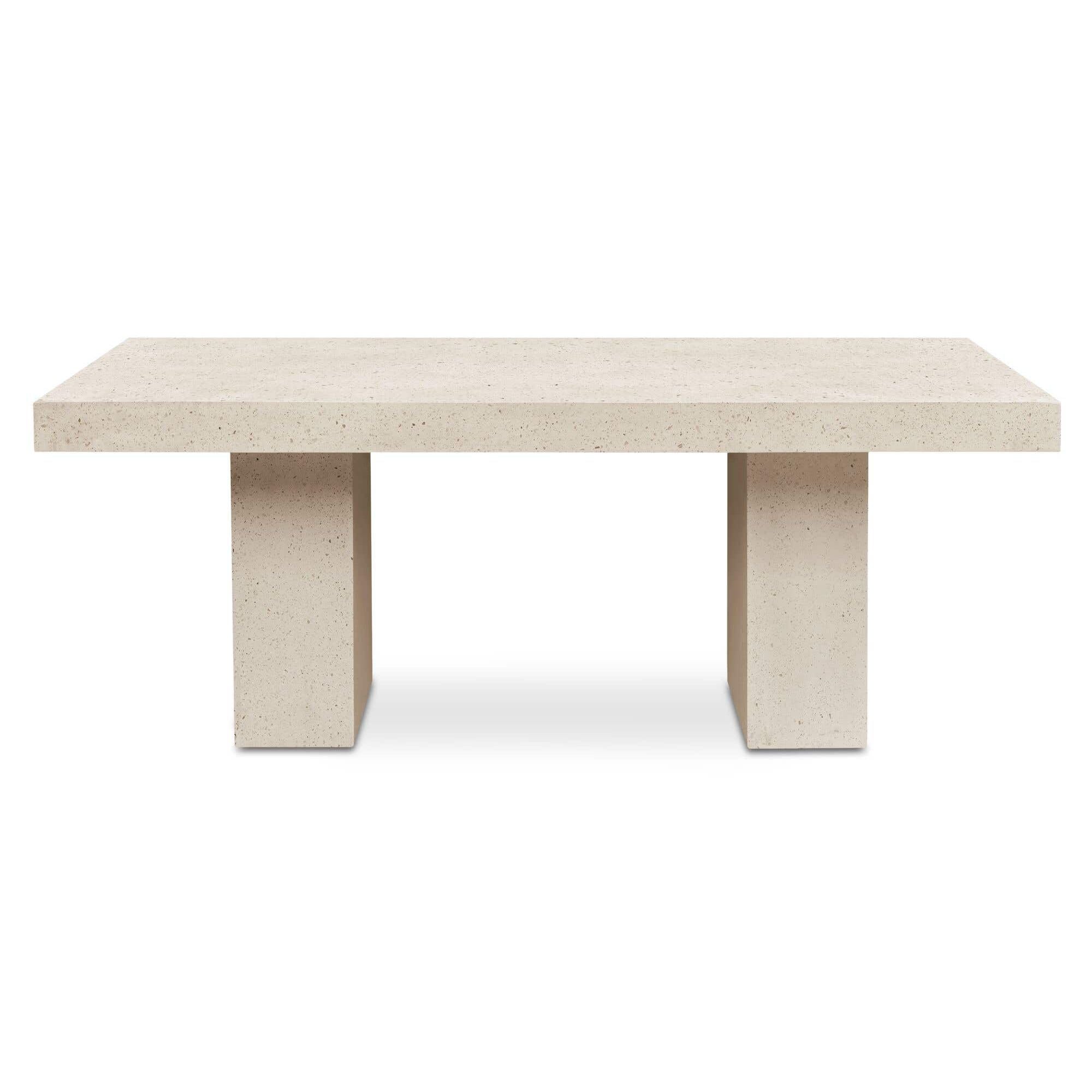 Moe's Home Antonius Outdoor Dining Table Terrazzo - Image 1