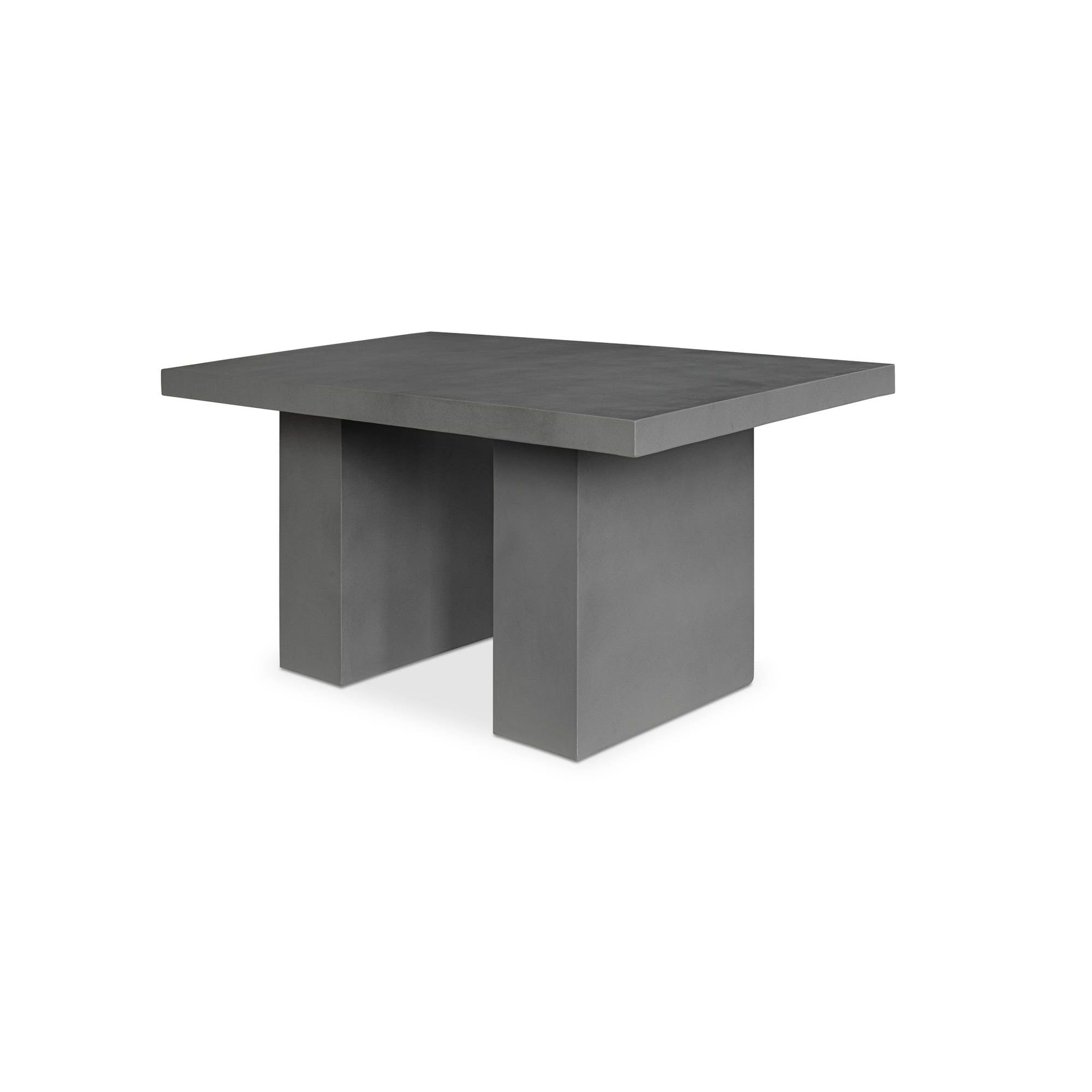 Moe's Home Aurelius 2 Outdoor Dining Table Grey - Image 2