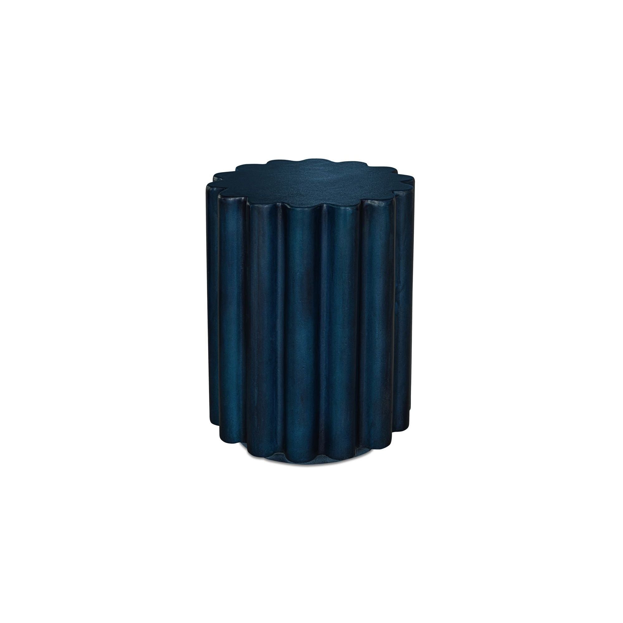 Moe's Home Collection Taffy Navy Blue Accent Table - Image 1