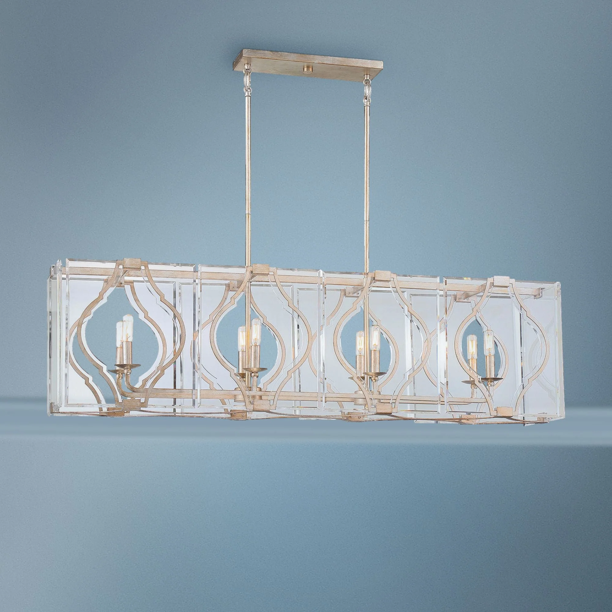Brenton Cove 50 1/4"W Gold Kitchen Island Light Chandelier - Image 1