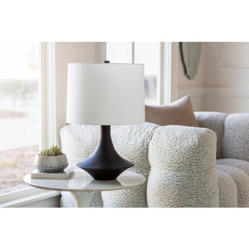 Surya Chambery Modern Ivory Boucle Channeled Chair and a Half - Image 3