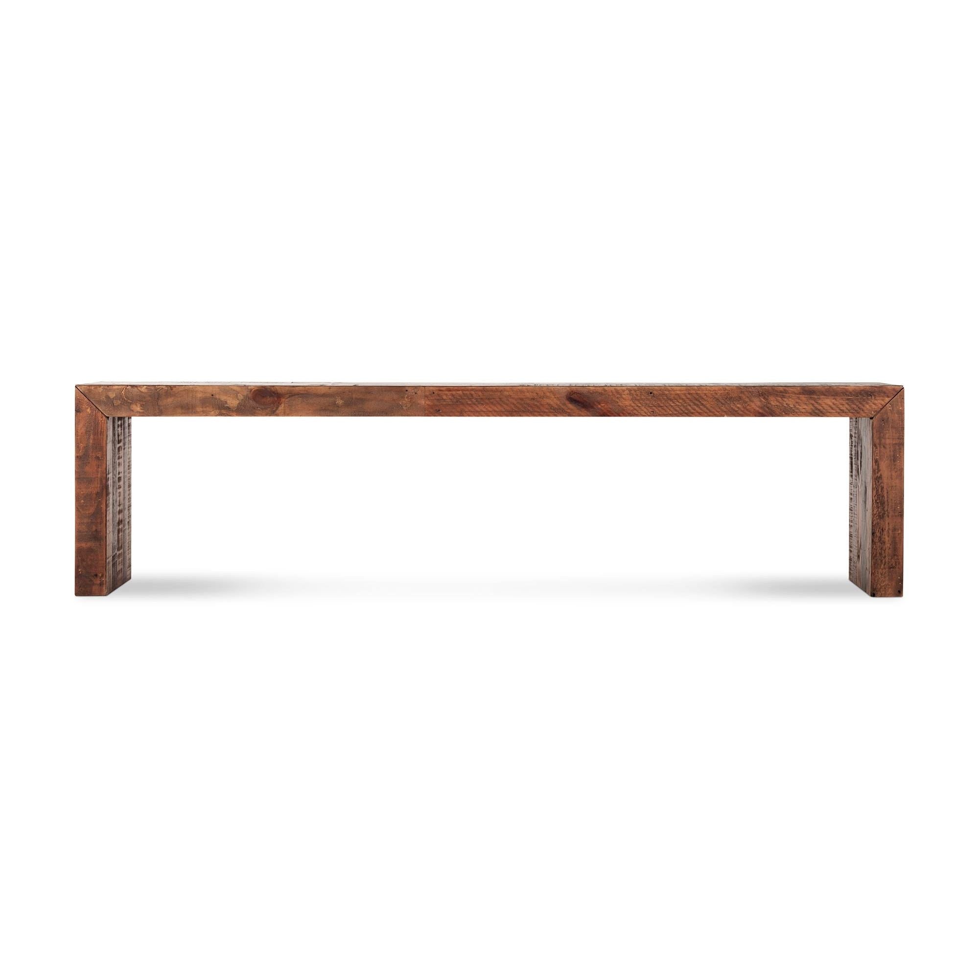 Moe's Home Vintage Large Bench Light Brown - Image 1