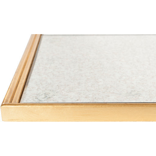 Surya Wall Decor & Mirrors Brantley Modern Wall Mirror Gold Finish BTY-001 - Image 2