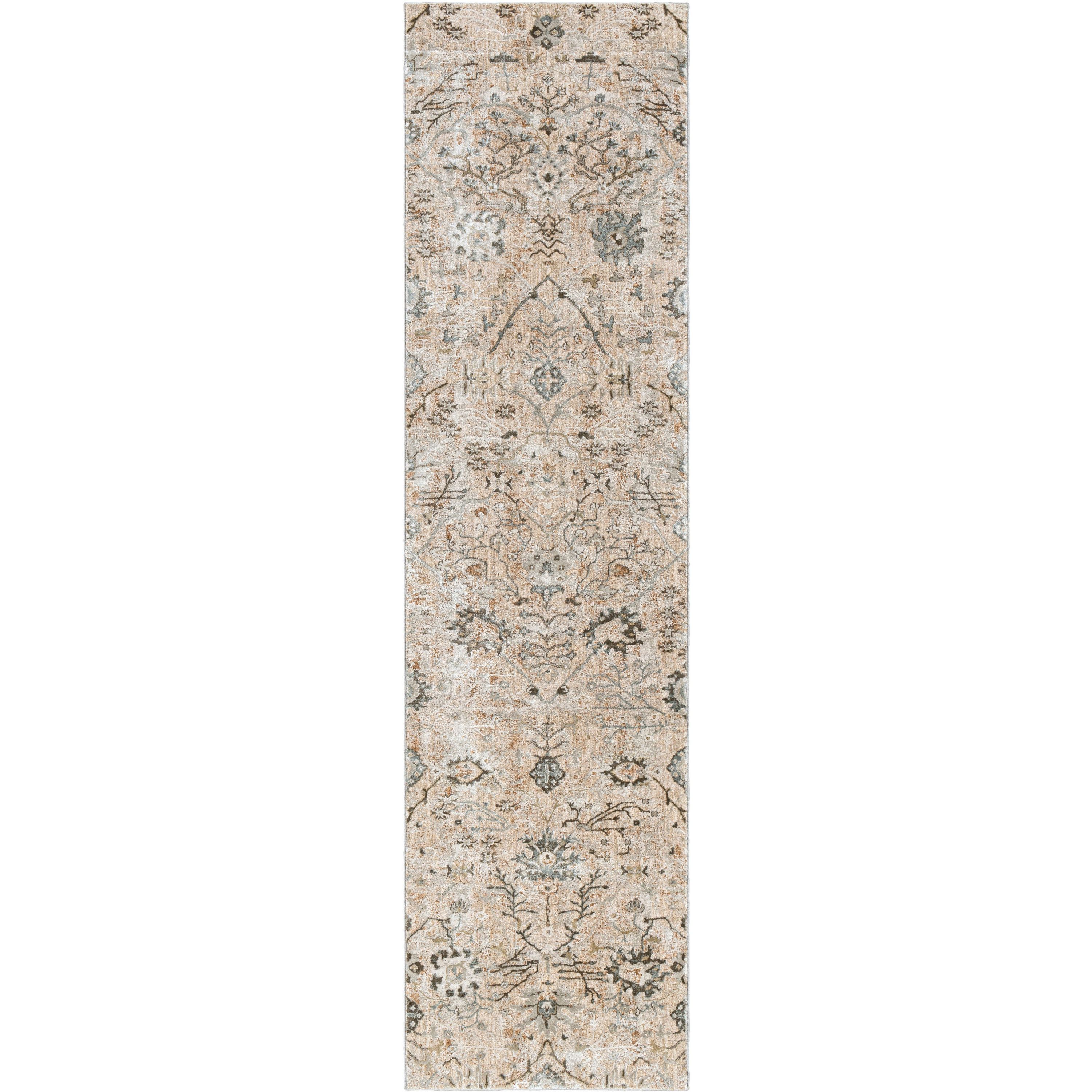 Surya Rugs Brunswick Collection Taupe, Light Beige, Olive, Gray & Deep Teal Area Rug BWK-2311 - Image 3
