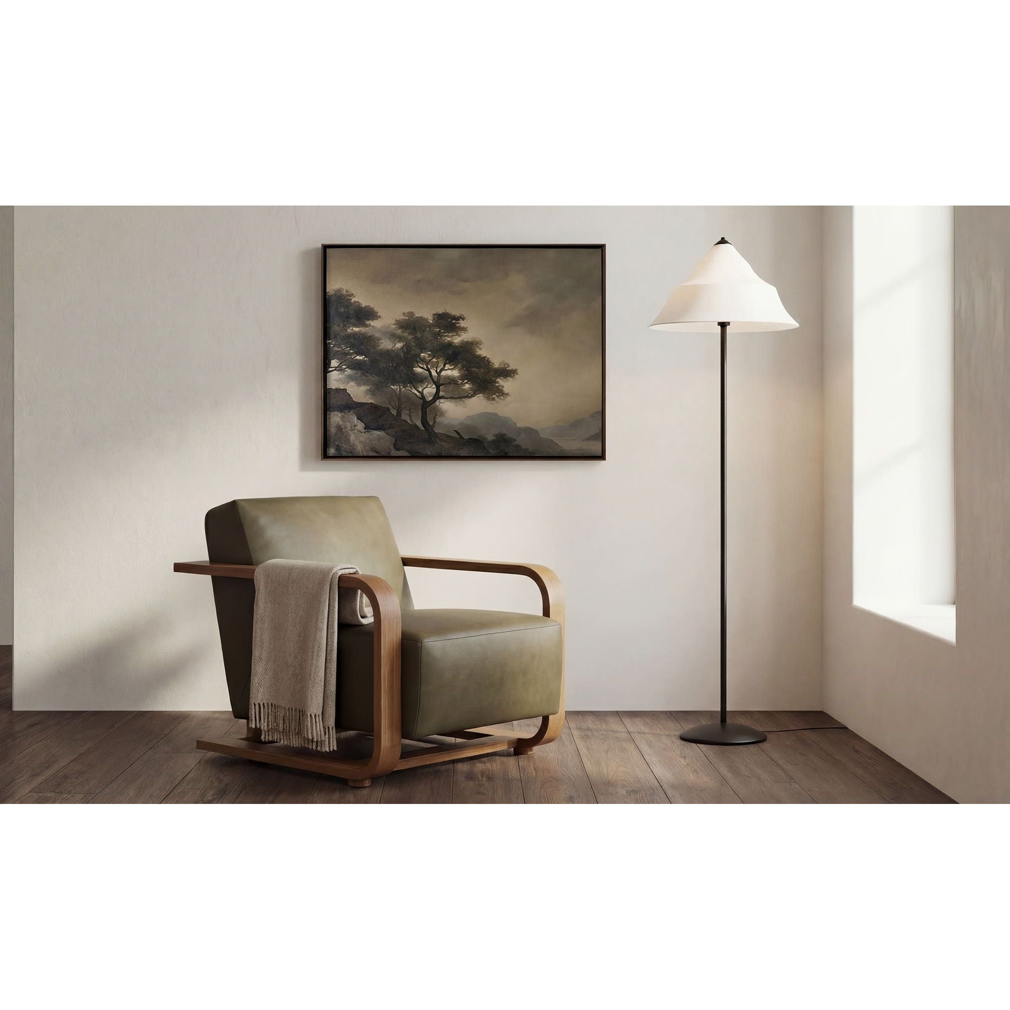 Moe's Home Corrina Floor  Lamp White - Image 2