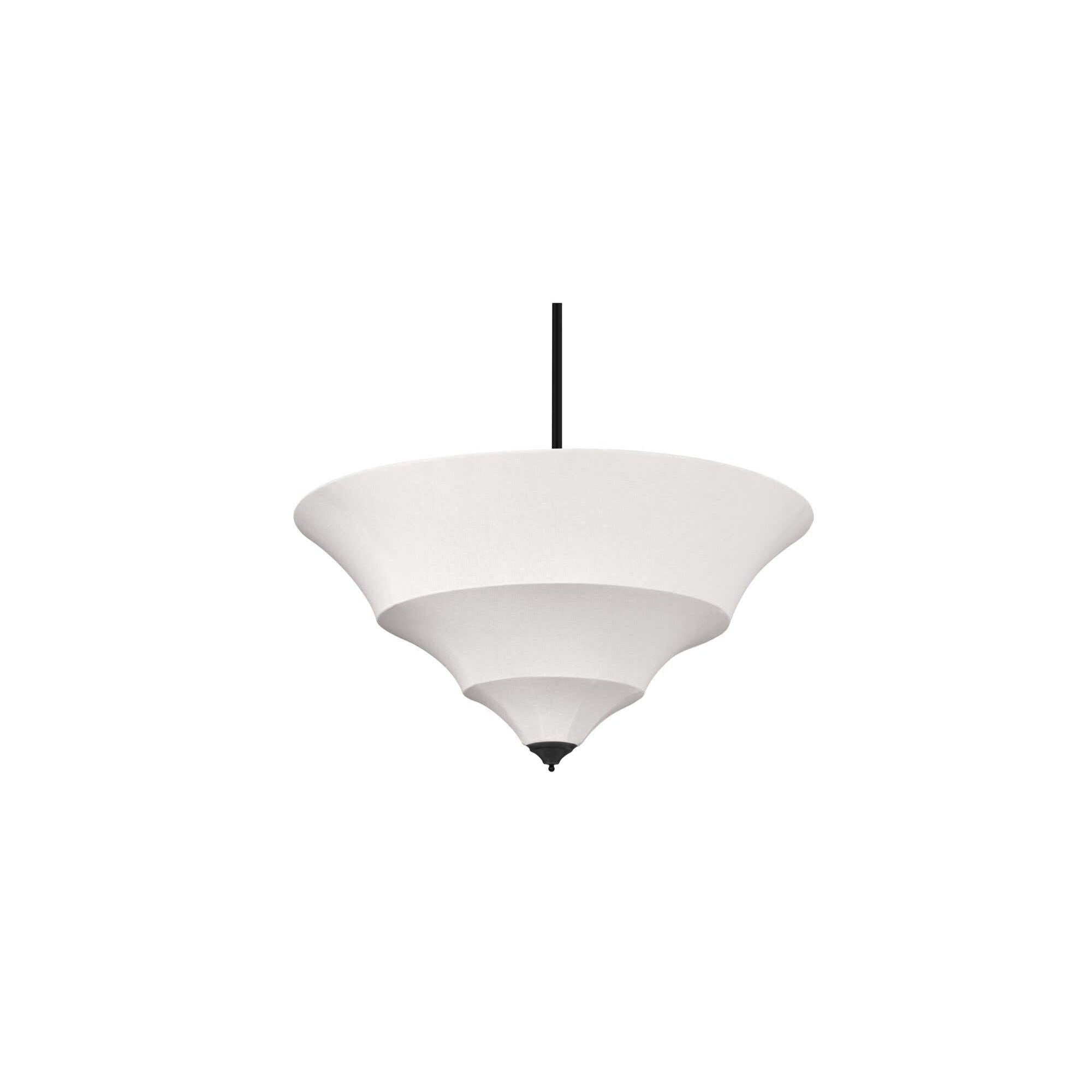 Moe's Home Corrina Pendant Lamp Large White - Image 3