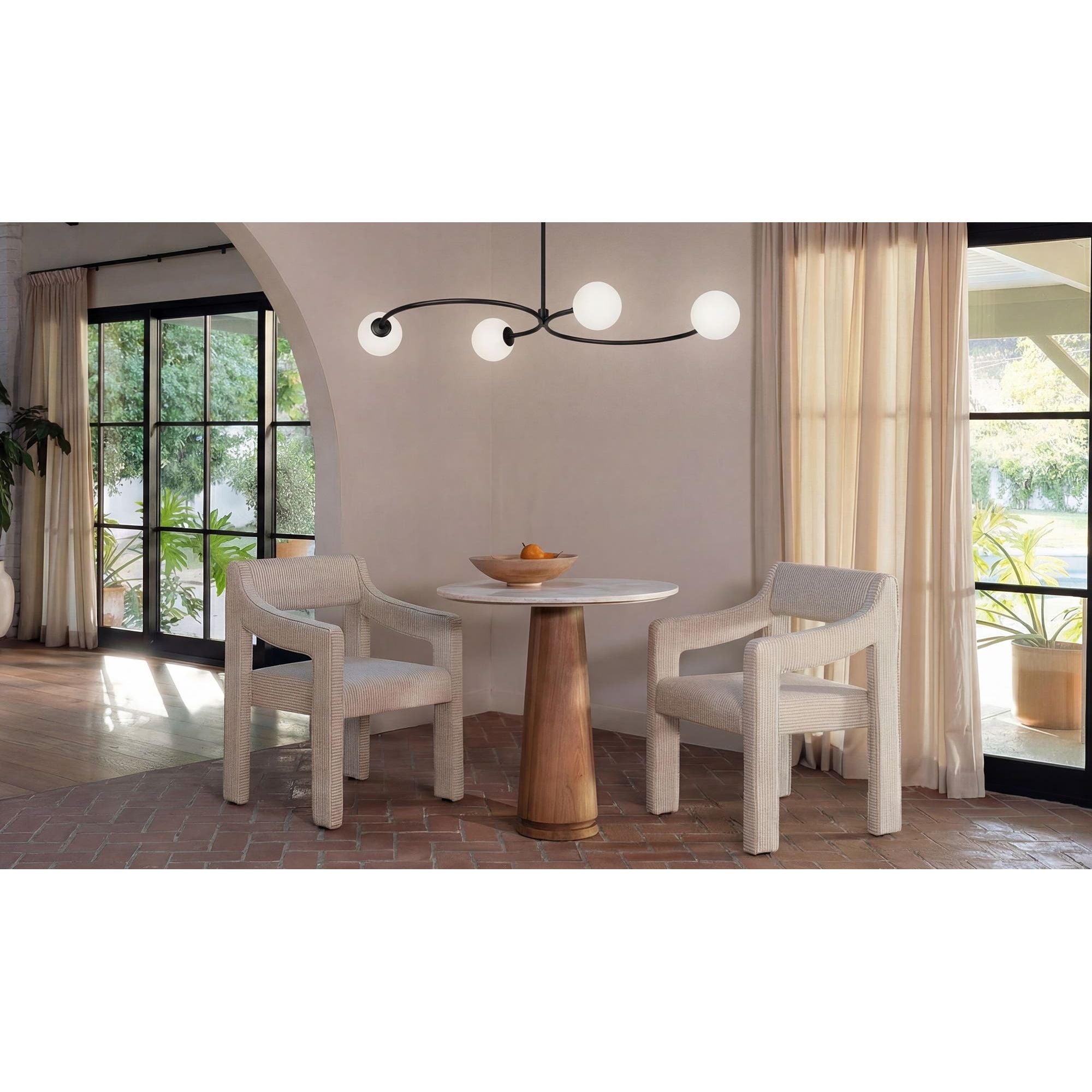 Moe's Home Cedric Pendant Lamp White - Image 2