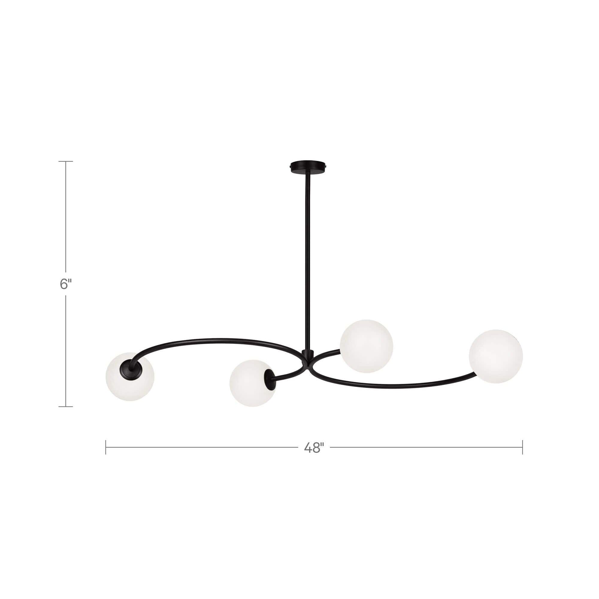 Moe's Home Cedric Pendant Lamp White - Image 3