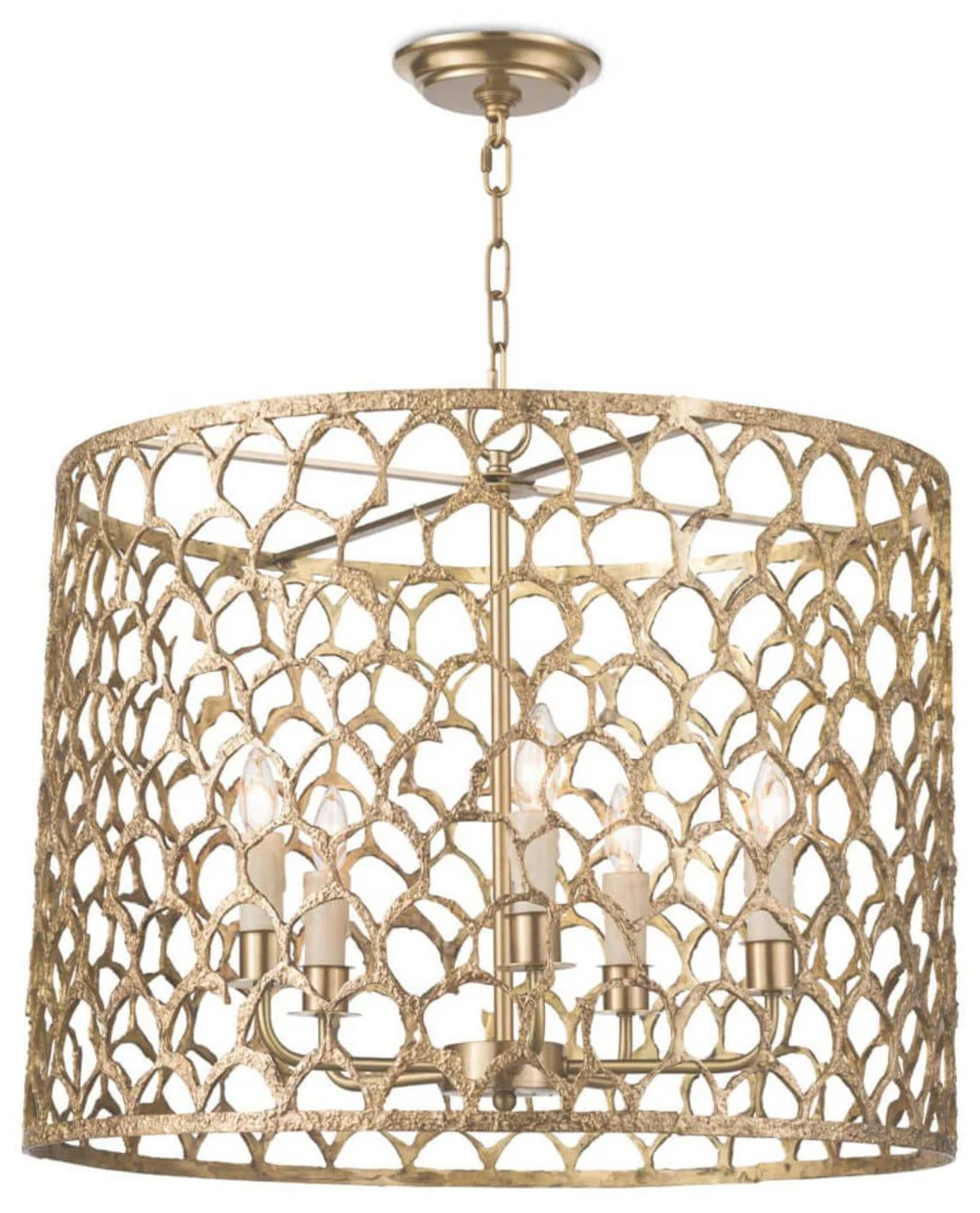 Cabana Chandelier (Brass) - Image 1