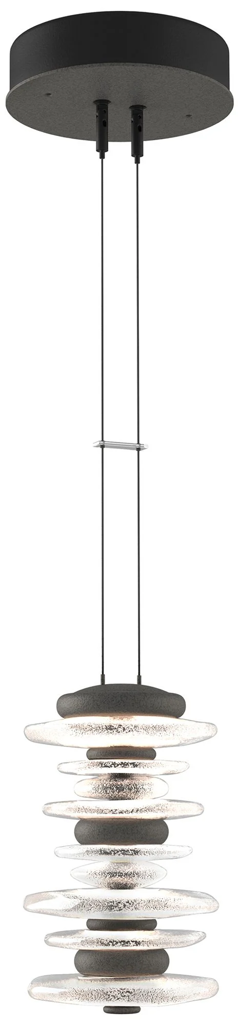 Cairn Large Mini Pendant - Natural Iron Finish - Standard Height - Image 1