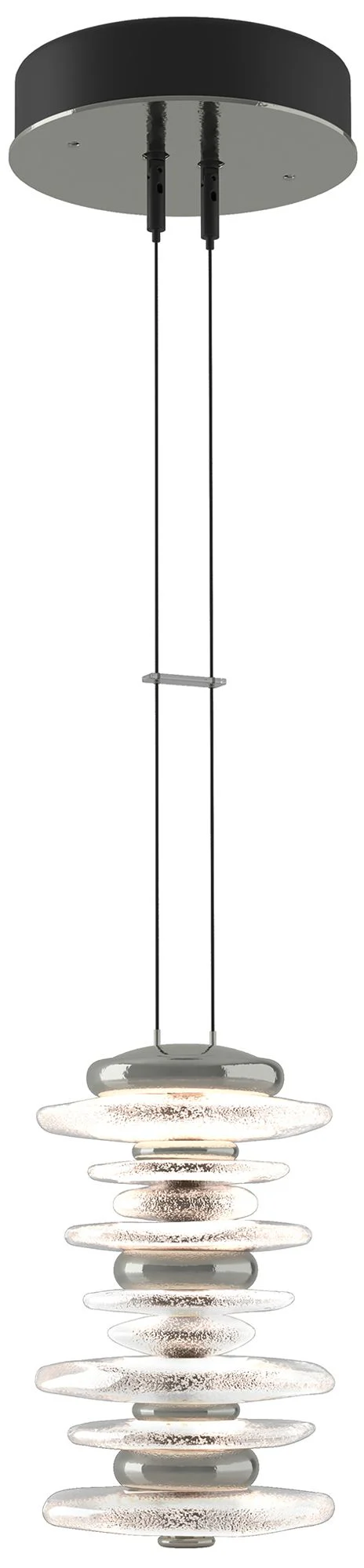 Cairn Large Mini Pendant - Sterling Finish - Standard Height - Image 1