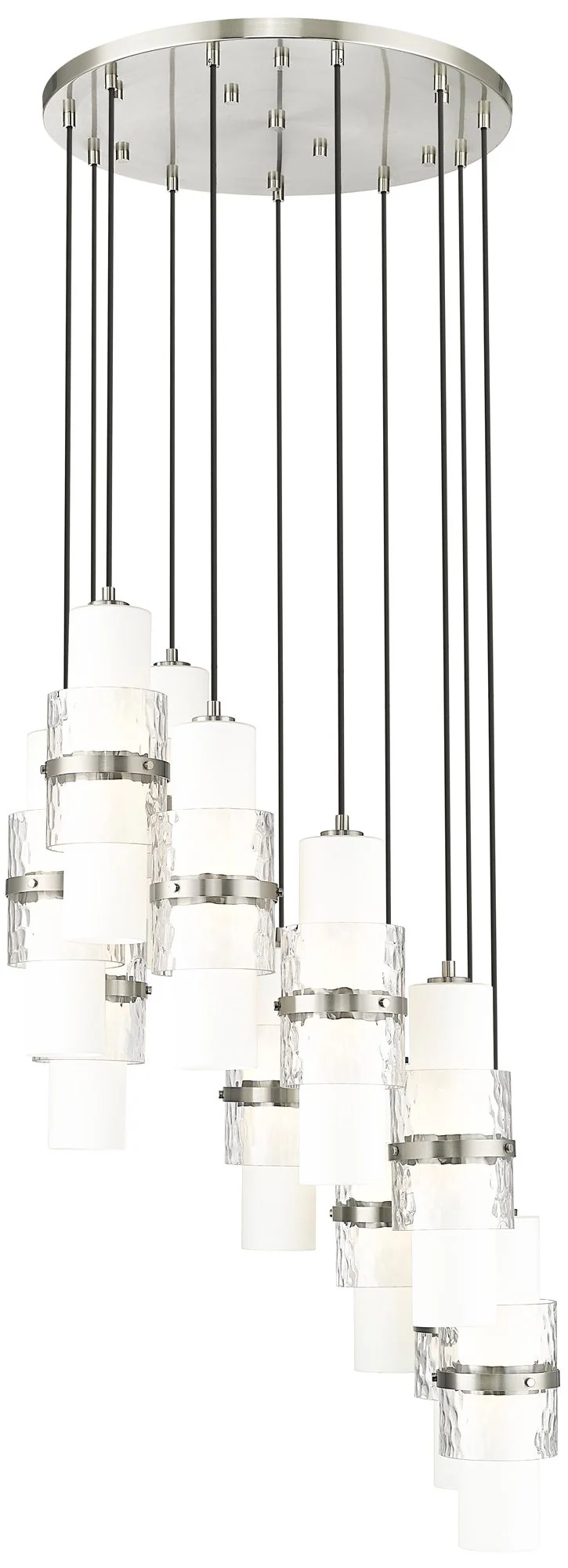 Cayden by Z-Lite Brushed Nickel 11 Light Chandelier - Image 1