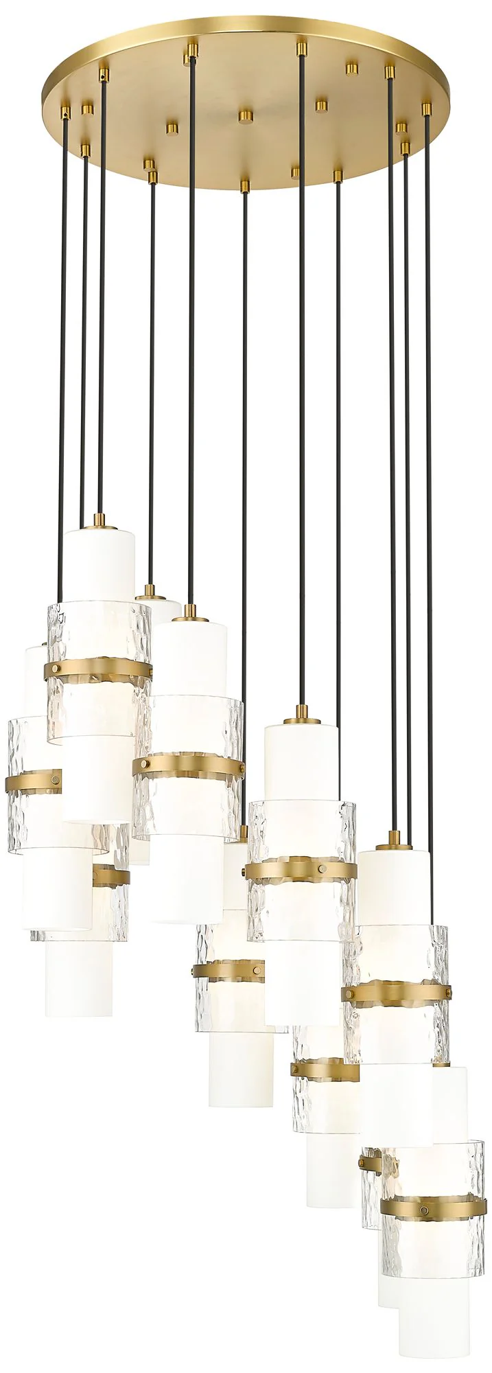 Cayden by Z-Lite Modern Gold 11 Light Chandelier - Image 1