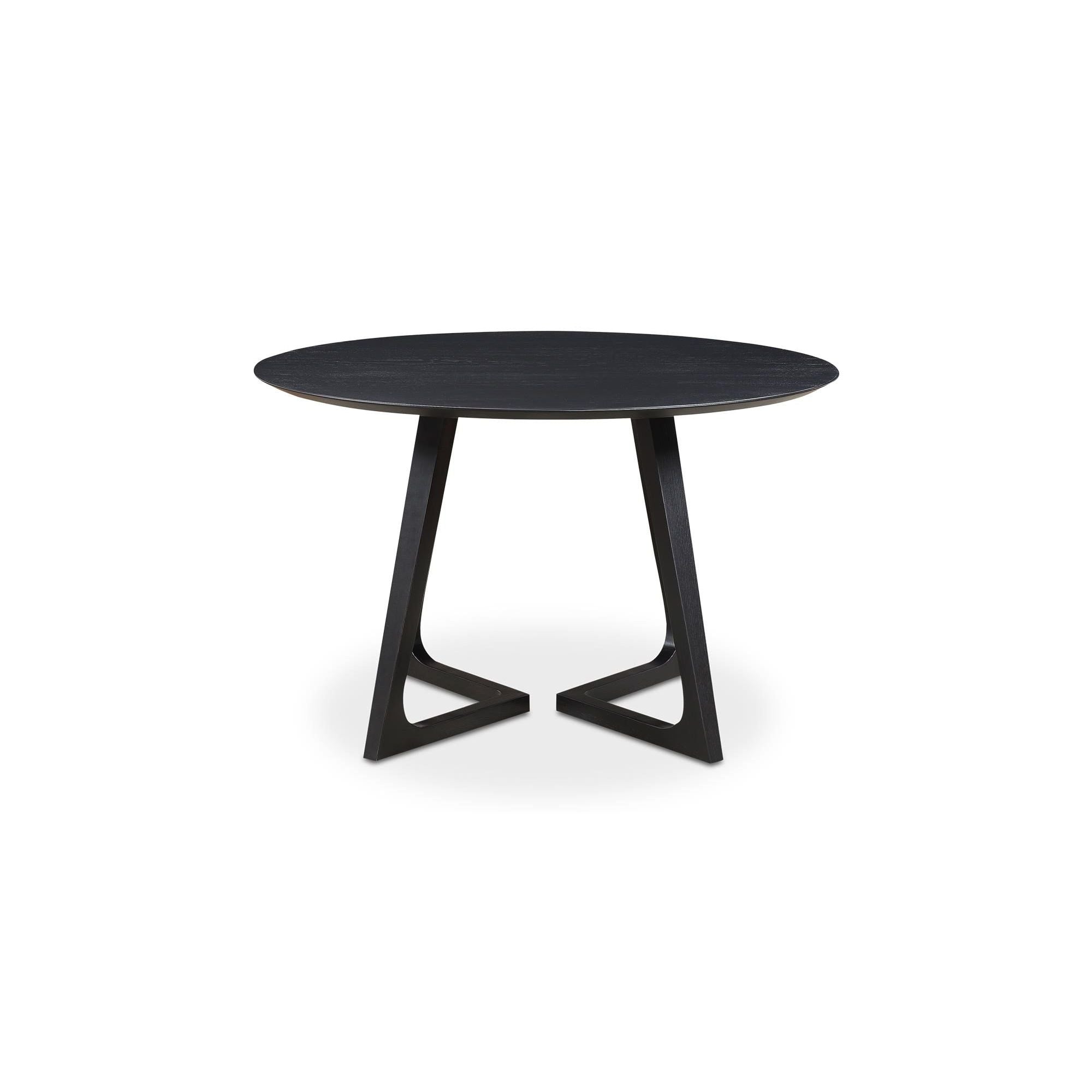 Moe's Home Godenza Round Dining Table Black - Image 1