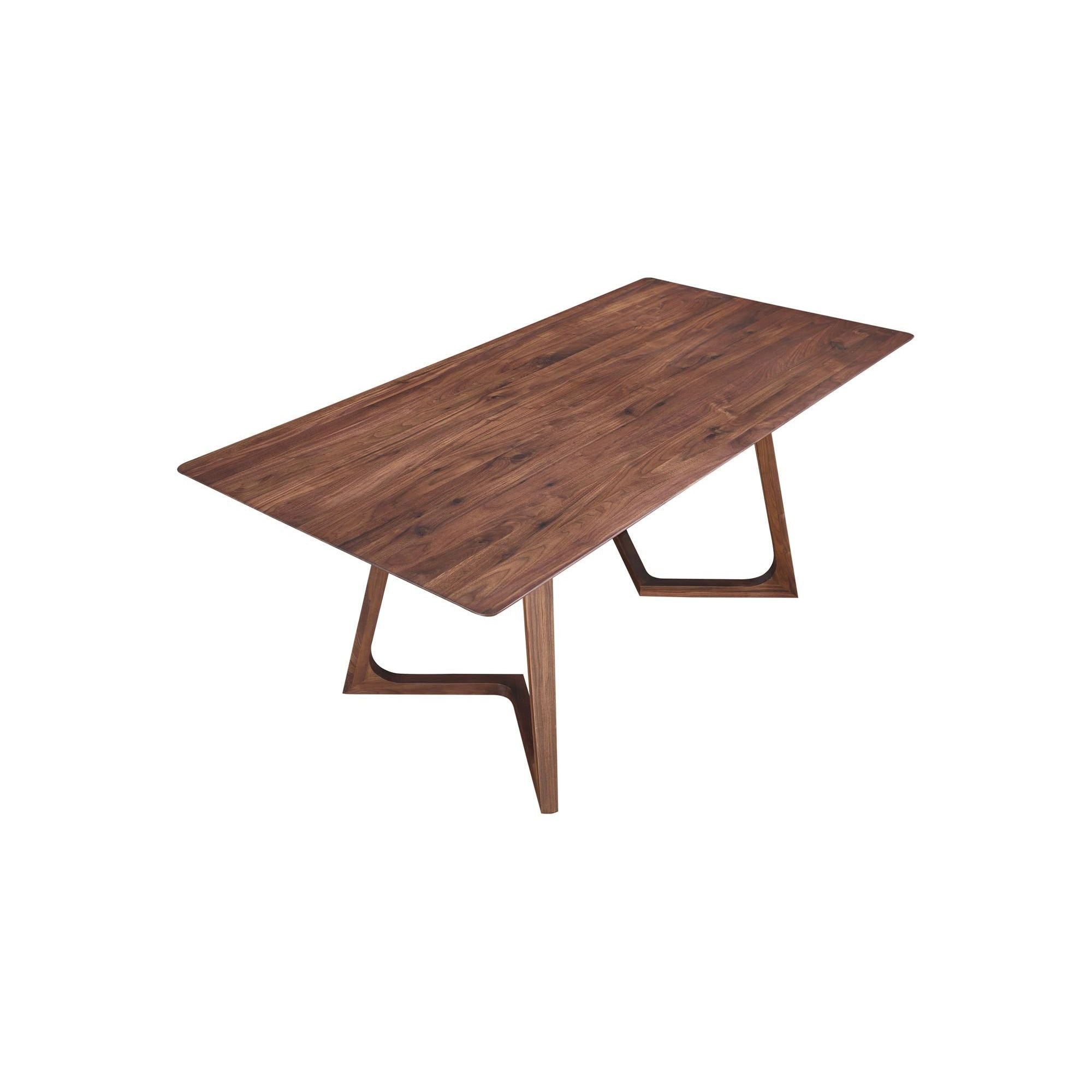 Moe's Home Godenza Rectangular Dining Table Walnut - Image 3