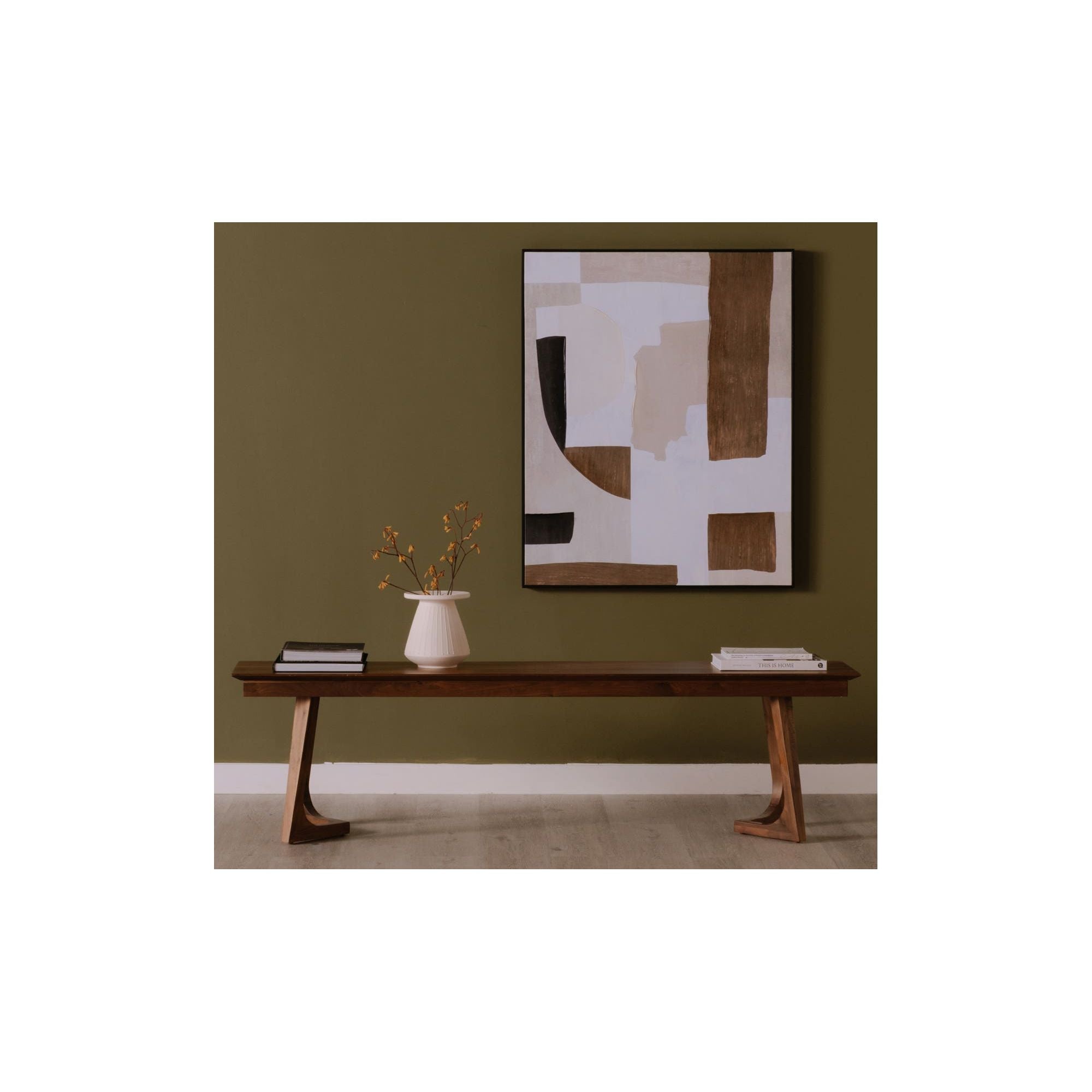 Moe's Home Godenza Bench Brown - Image 2