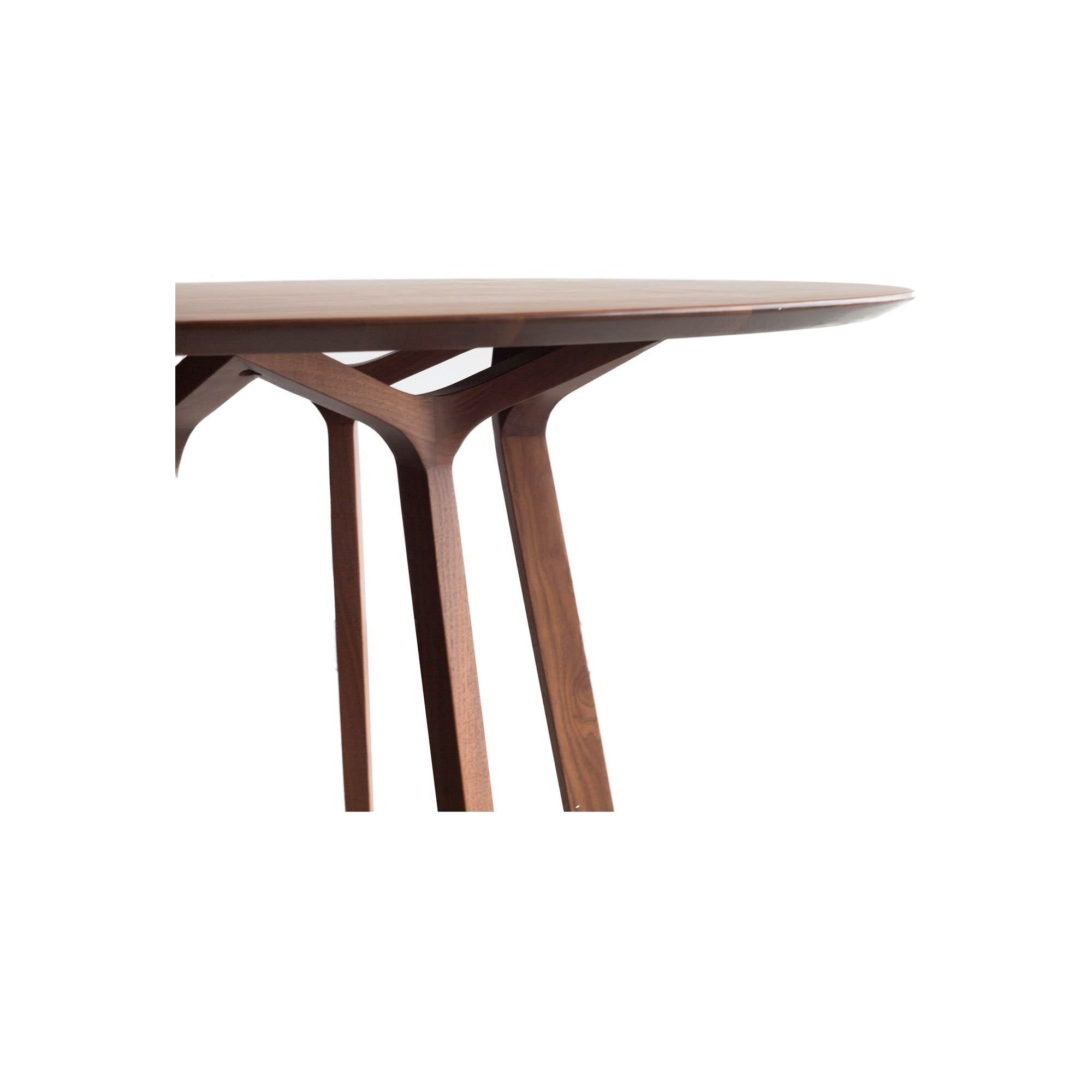 Moe's Home Aldo Round Dining Table Walnut - Image 3